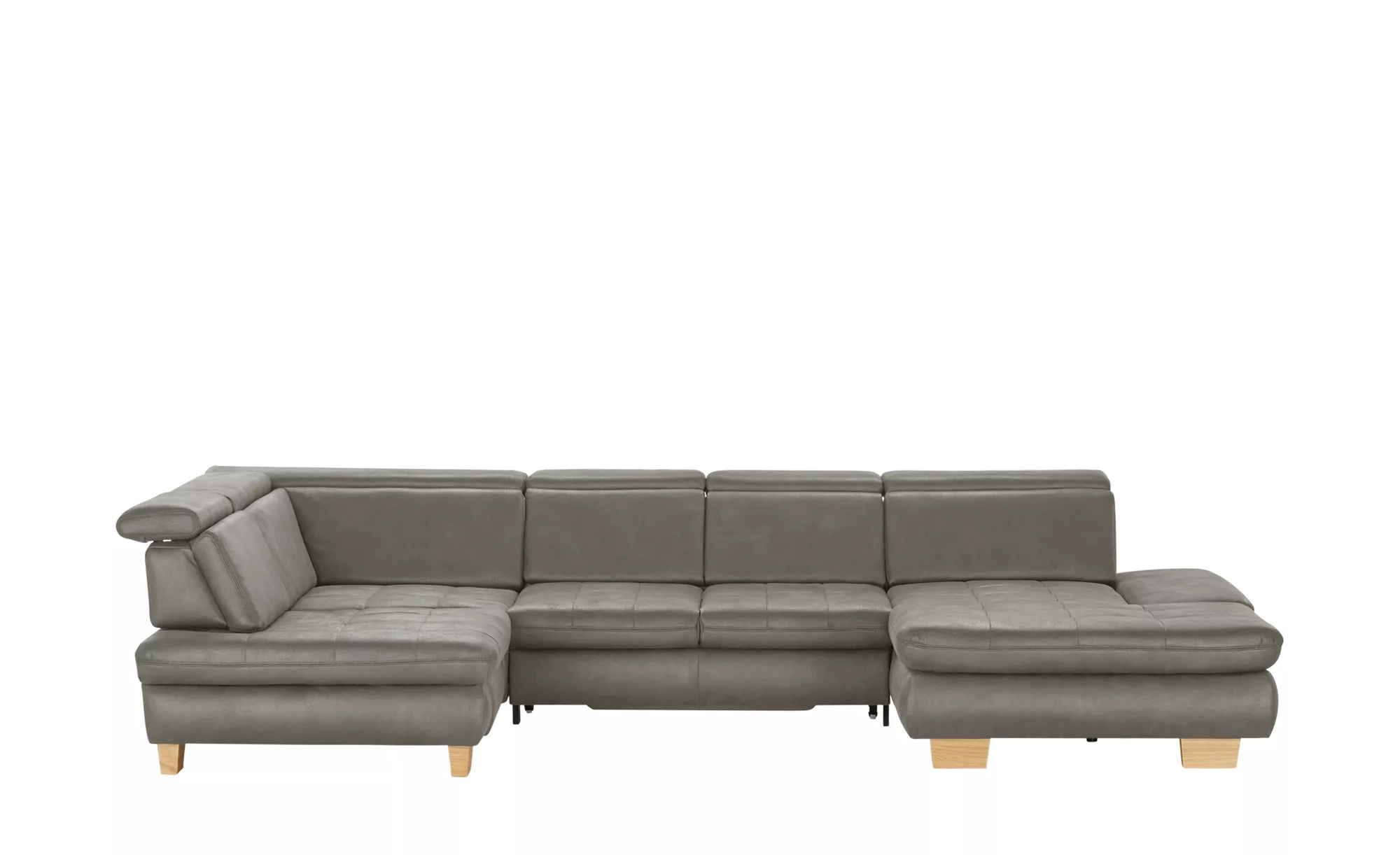 Mein Sofa bold Wohnlandschaft - grau - 84 cm - Polstermöbel > Sofas > Wohnl günstig online kaufen