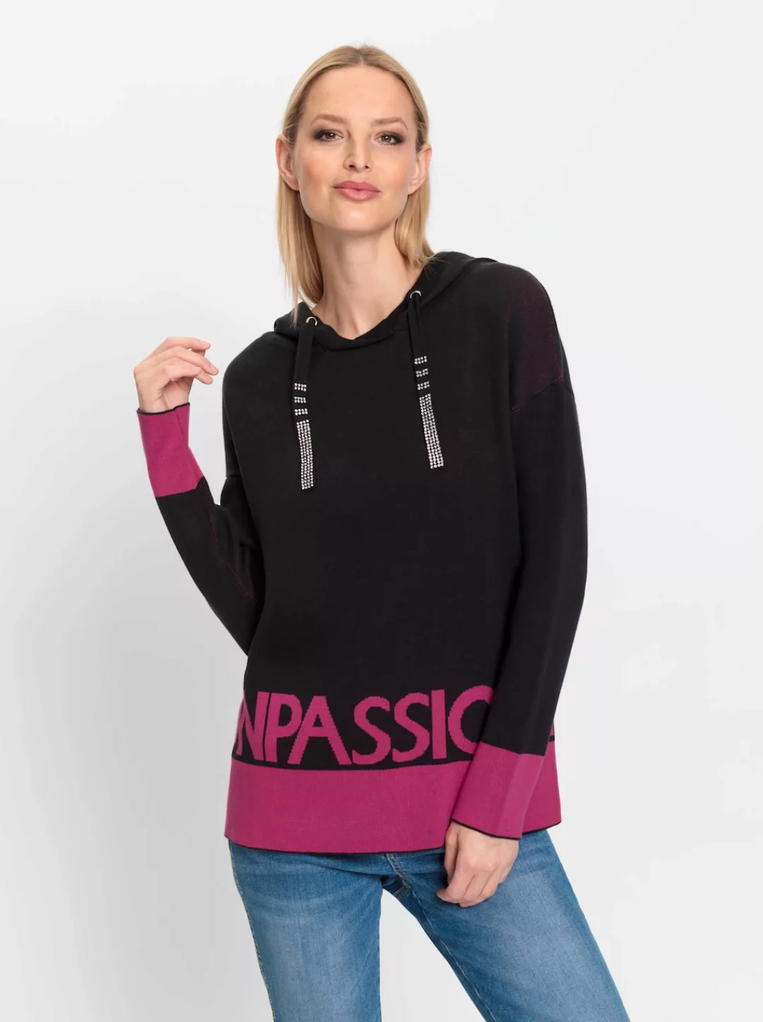 heine Kapuzenpullover "Long-Pullover" günstig online kaufen