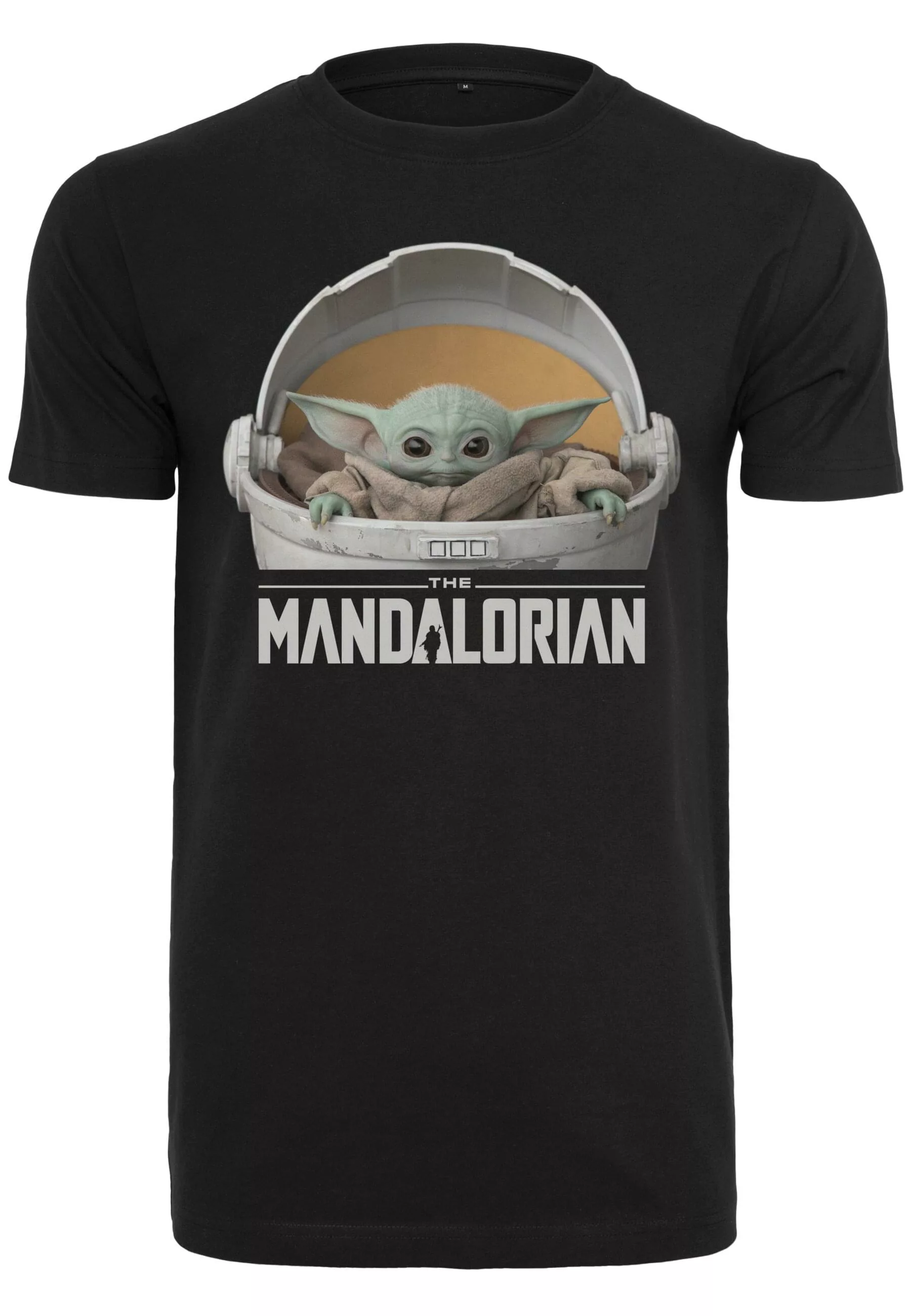 Merchcode T-Shirt "Merchcode Herren Baby Yoda Mandalorian Logo Tee" günstig online kaufen