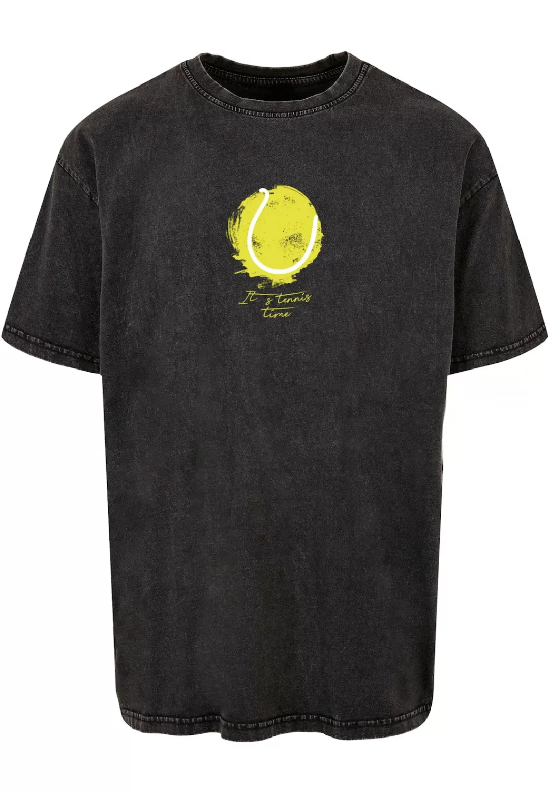 Merchcode T-Shirt "Merchcode Herren Its Tennis Time Acid Washed Oversized T günstig online kaufen