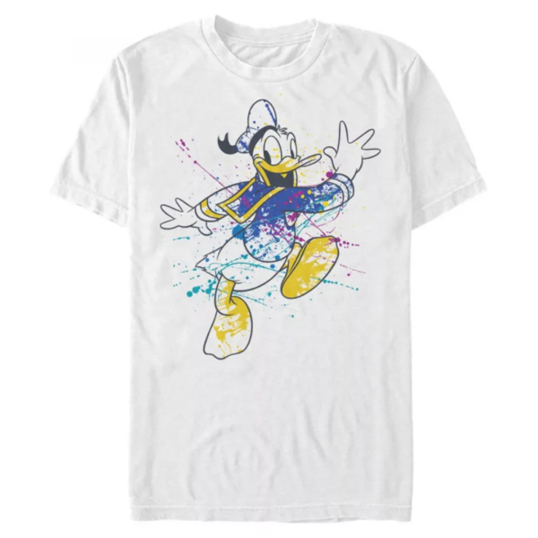 Disney - Micky Maus - Donald Duck Splatter Donald - Männer T-Shirt günstig online kaufen