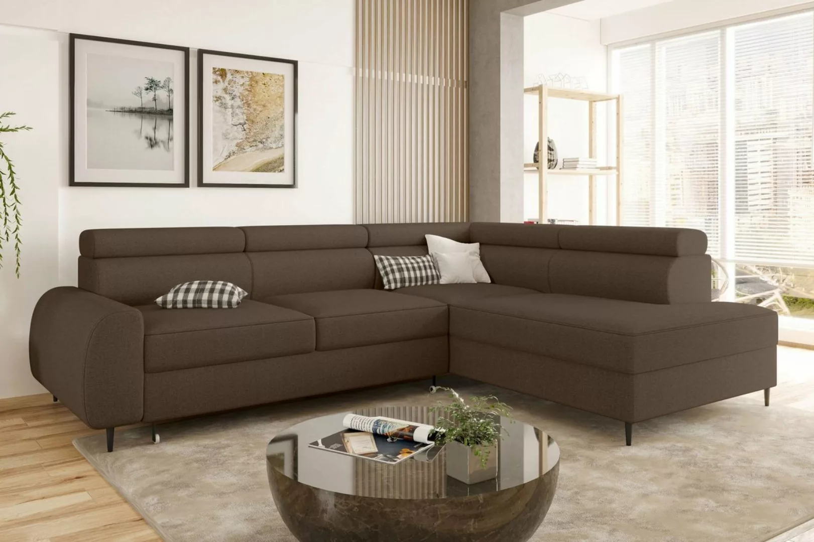 Stylefy Ecksofa Verona, L-Form, Eckcouch, Ottomane links oder rechts bestel günstig online kaufen