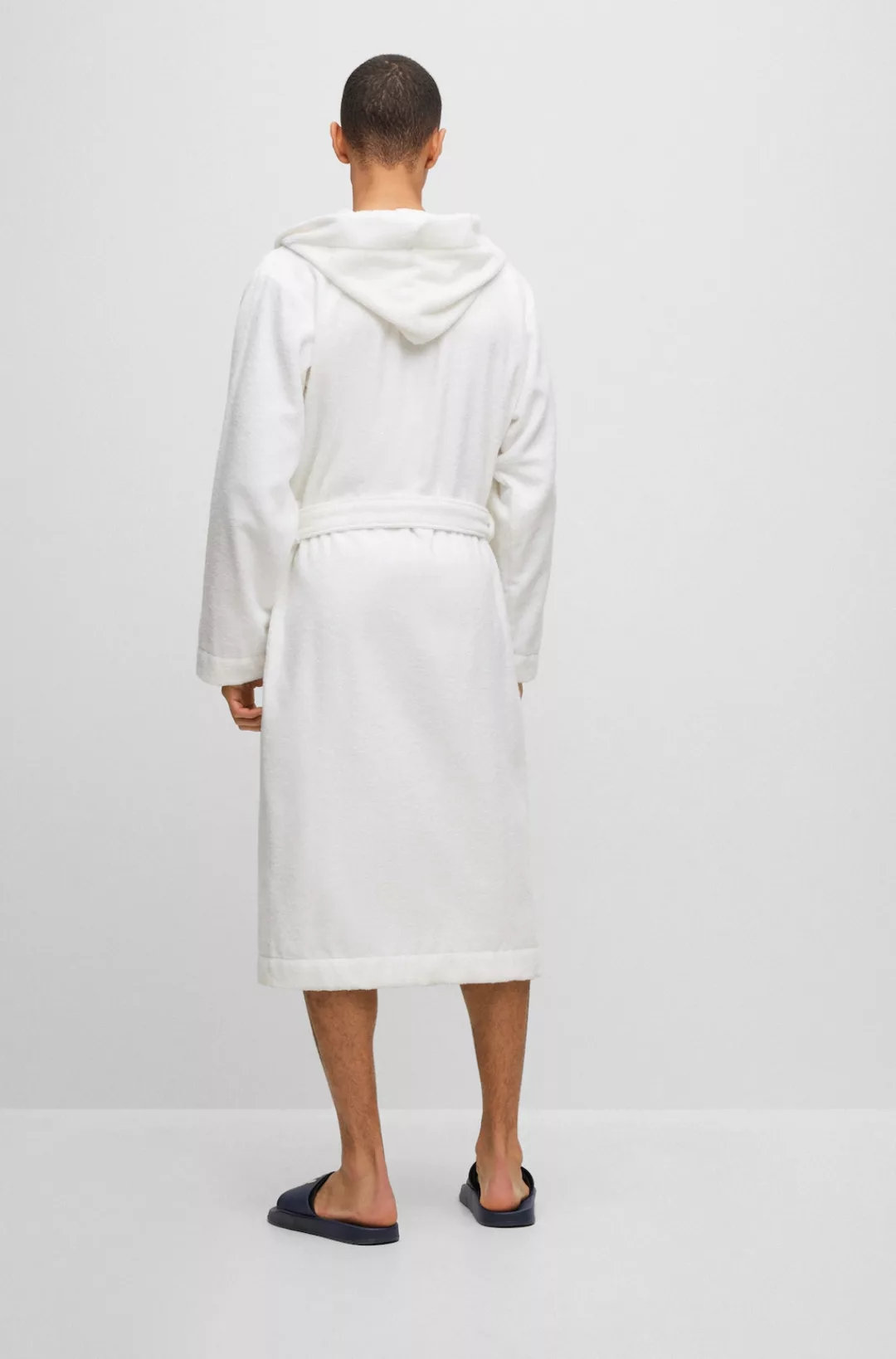 HUGO Underwear Bademantel "Terry Gown Hooded", mit Kapuze & kontrastfarbene günstig online kaufen