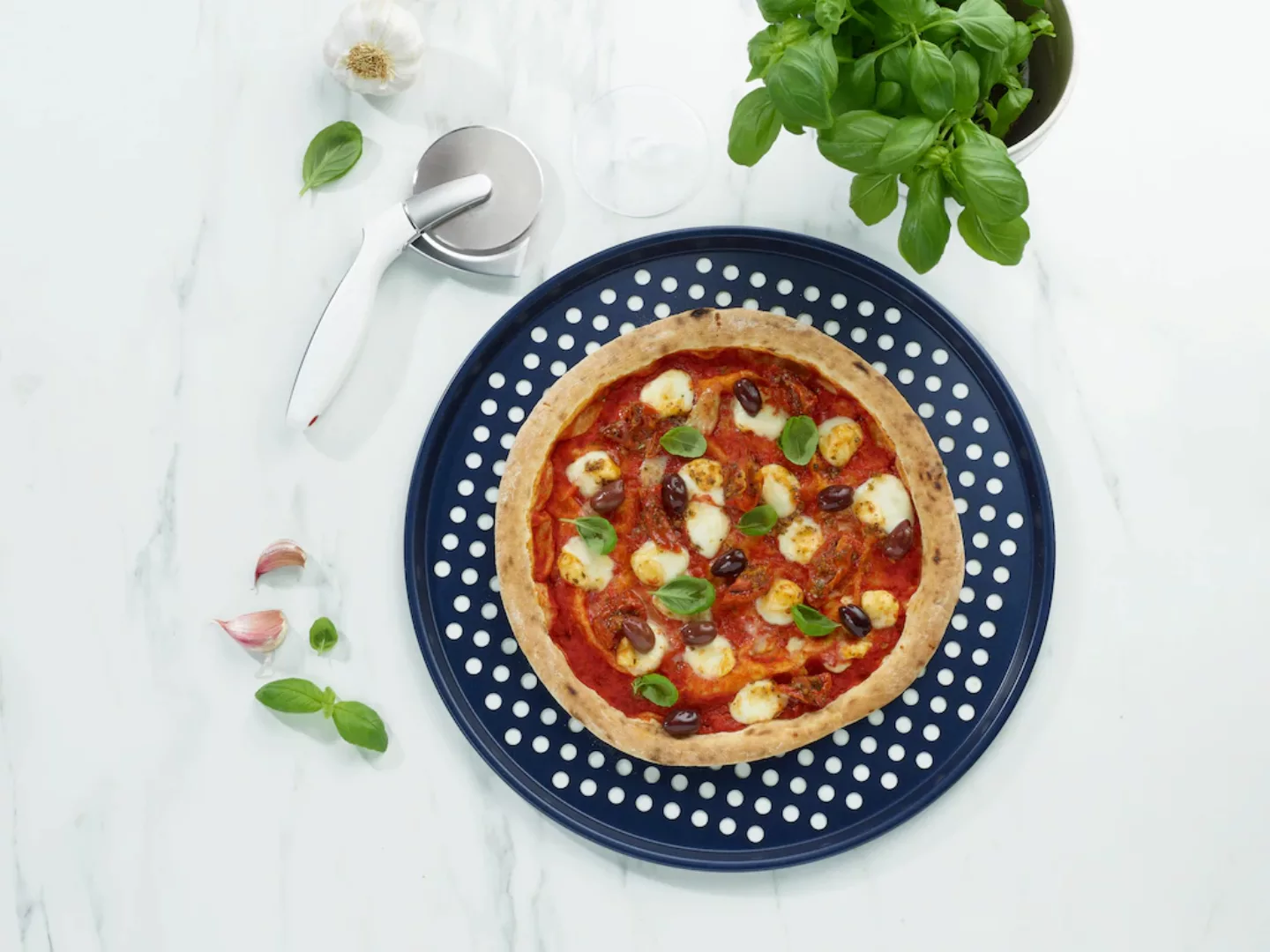 zyliss Pizzablech, Edelstahl, Ø 36 cm, Karbonstahl günstig online kaufen