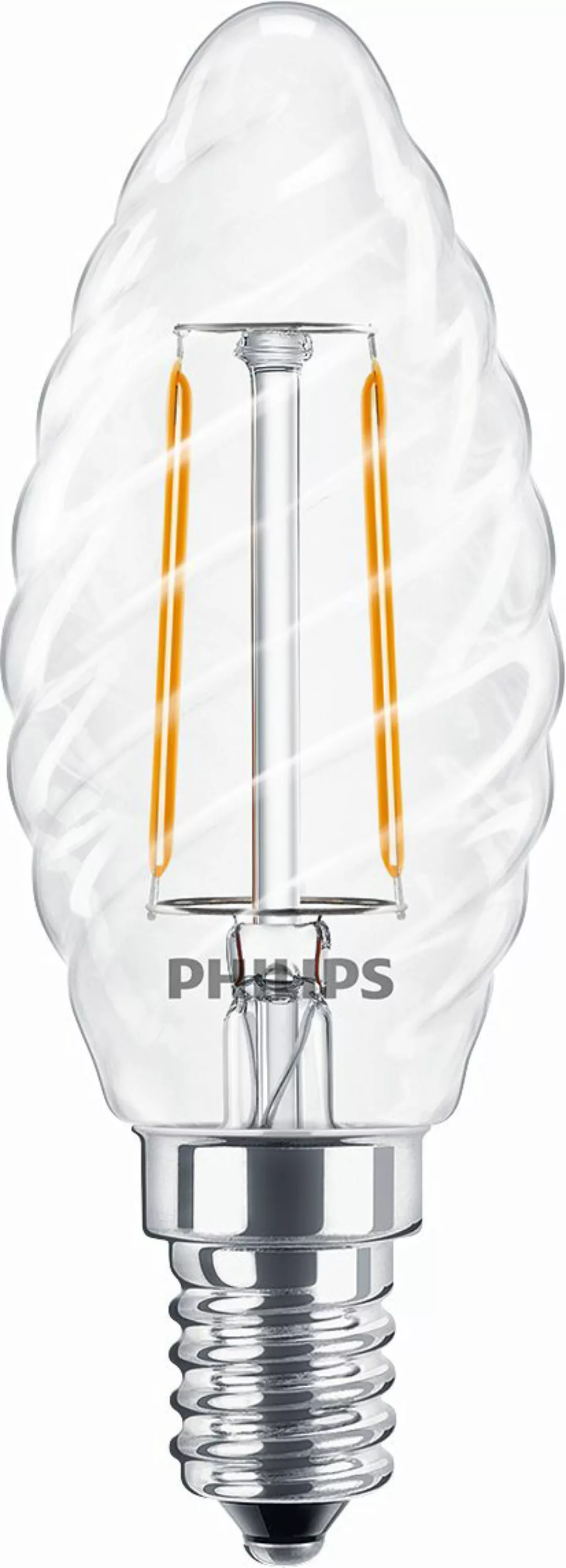 Philips Lighting LED-Kerzenlampe E14 klar Glas CorePro LED#34772400 günstig online kaufen