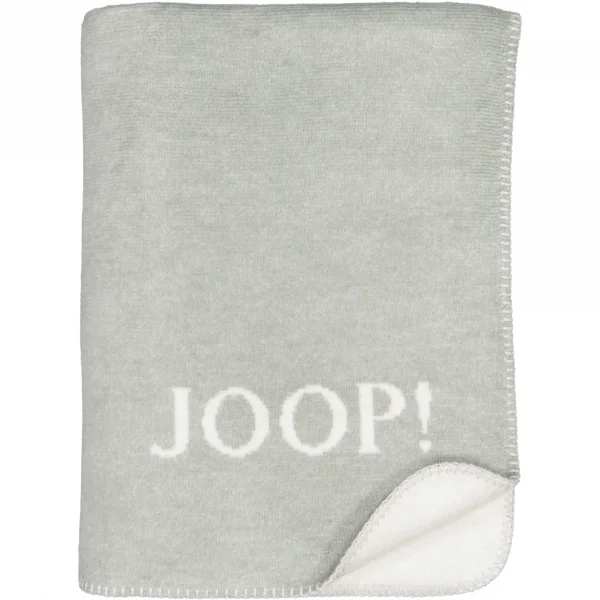JOOP! Wohndecke Melange-Doubleface - Größe: 150x200 cm - Farbe: Jade-Natur günstig online kaufen
