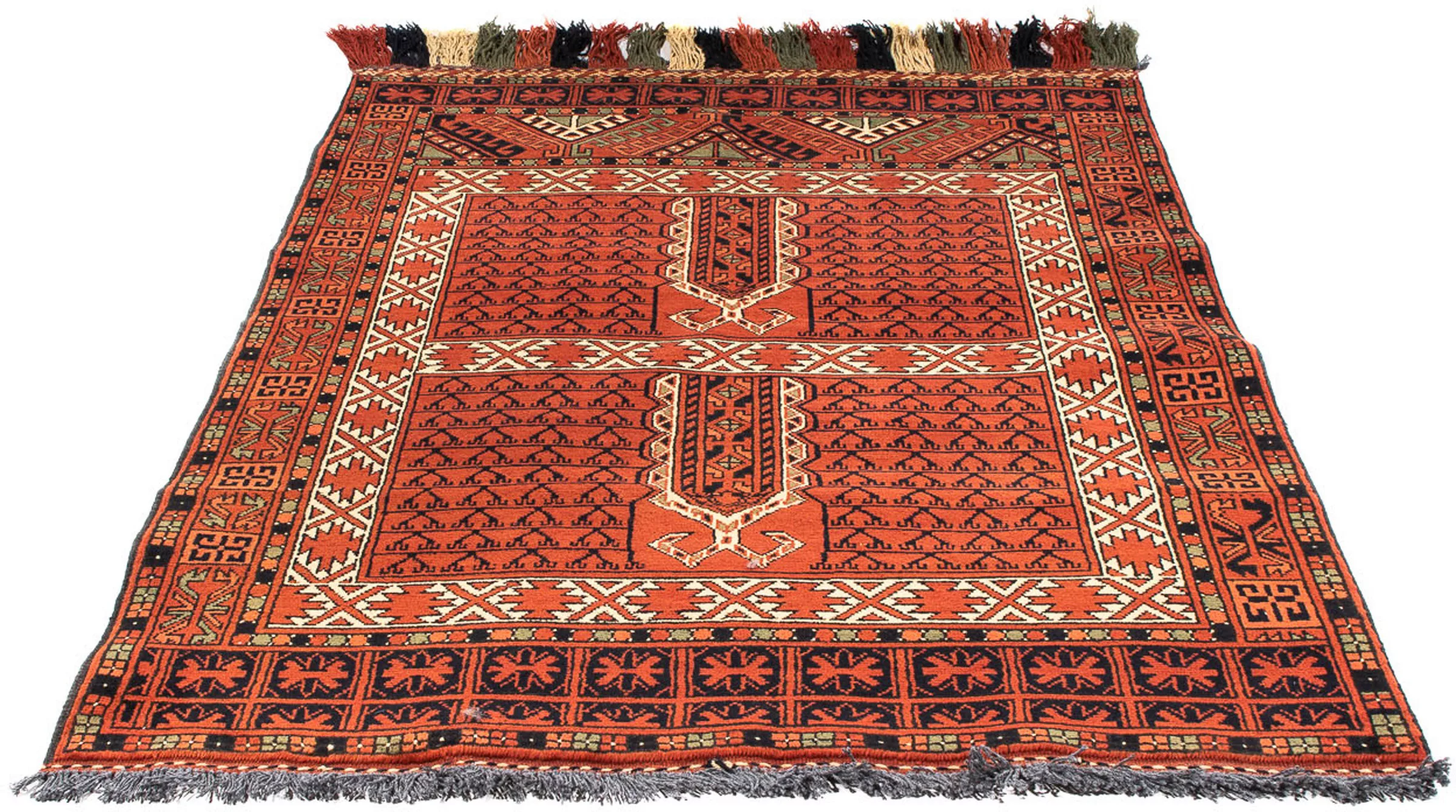 morgenland Orientteppich »Afghan - 174 x 118 cm - rost«, rechteckig, 7 mm H günstig online kaufen