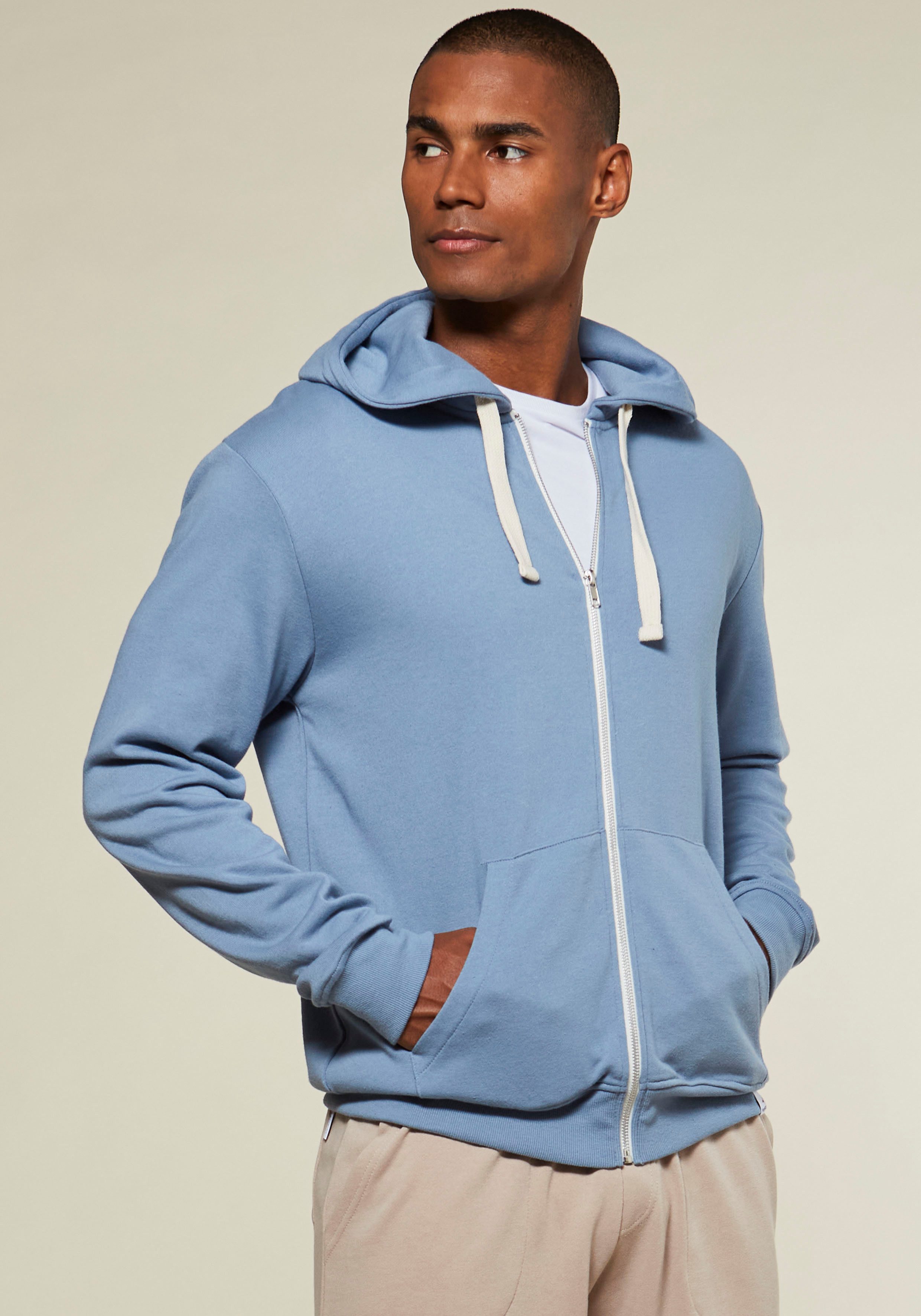KangaROOS Kapuzensweatjacke, mit Kapuze, kontrast Zipper und kontrast Bände günstig online kaufen