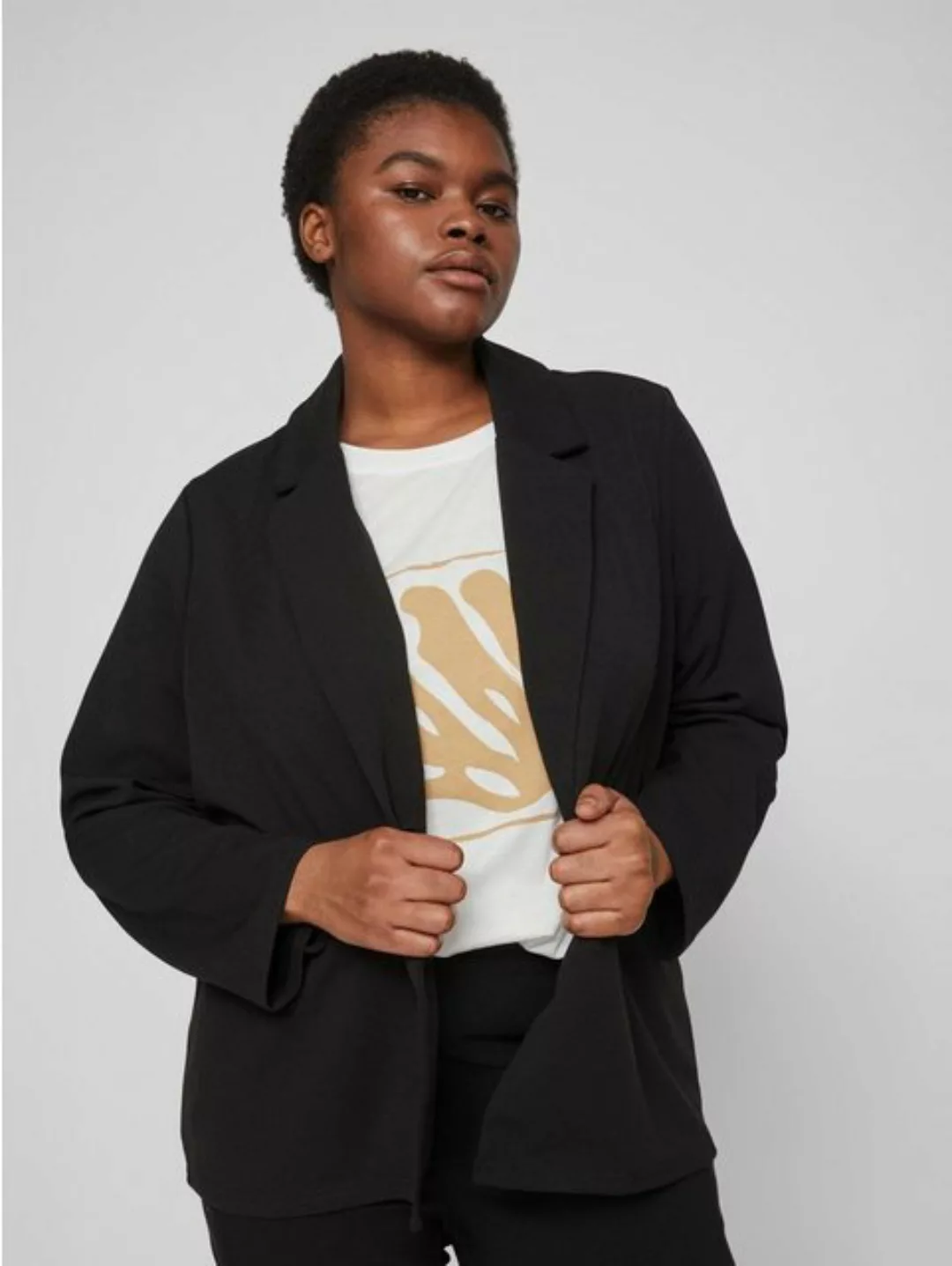 Vila Jackenblazer Eleganter Business Blazer Plus Size VILOAN (regular fit) günstig online kaufen