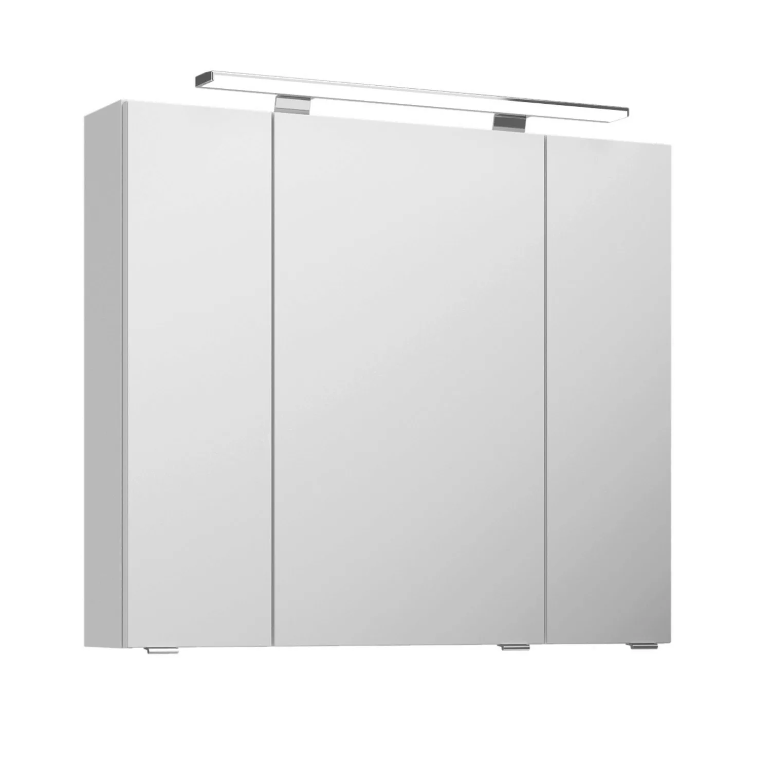 Pelipal Spiegelschrank Serie 4010 Weiß Glänzend 80 cm mit Softclose Türen günstig online kaufen