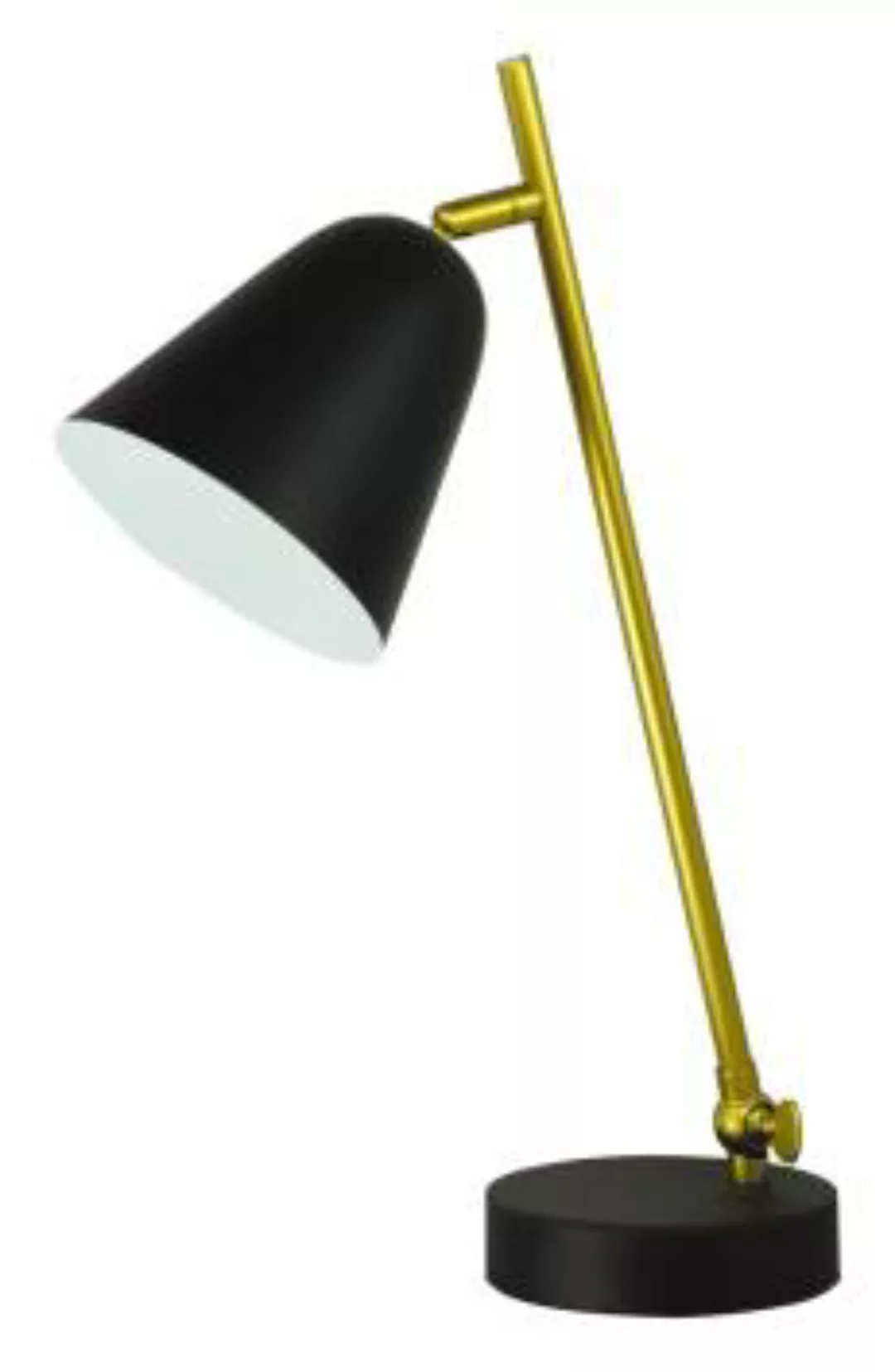 Schreibtischlampe Schwarz H:41cm flexibel Retro günstig online kaufen