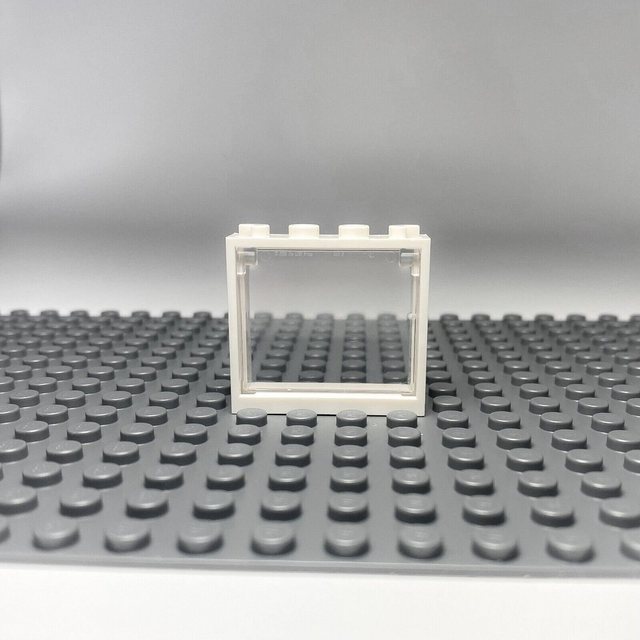 LEGO® Spielbausteine LEGO® Fenster 1x4x3 Transparent + weißer Rahmen - NEU günstig online kaufen