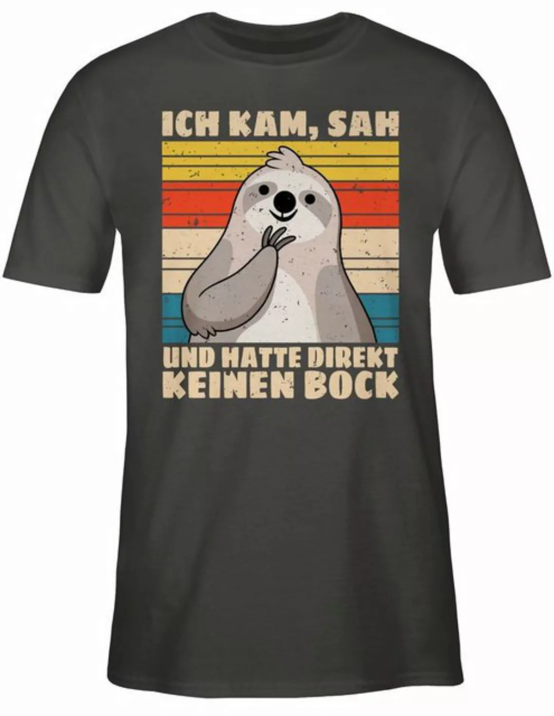 Shirtracer T-Shirt Ich kam, sah und hatte direkt keinen Bock Sprüche Statem günstig online kaufen