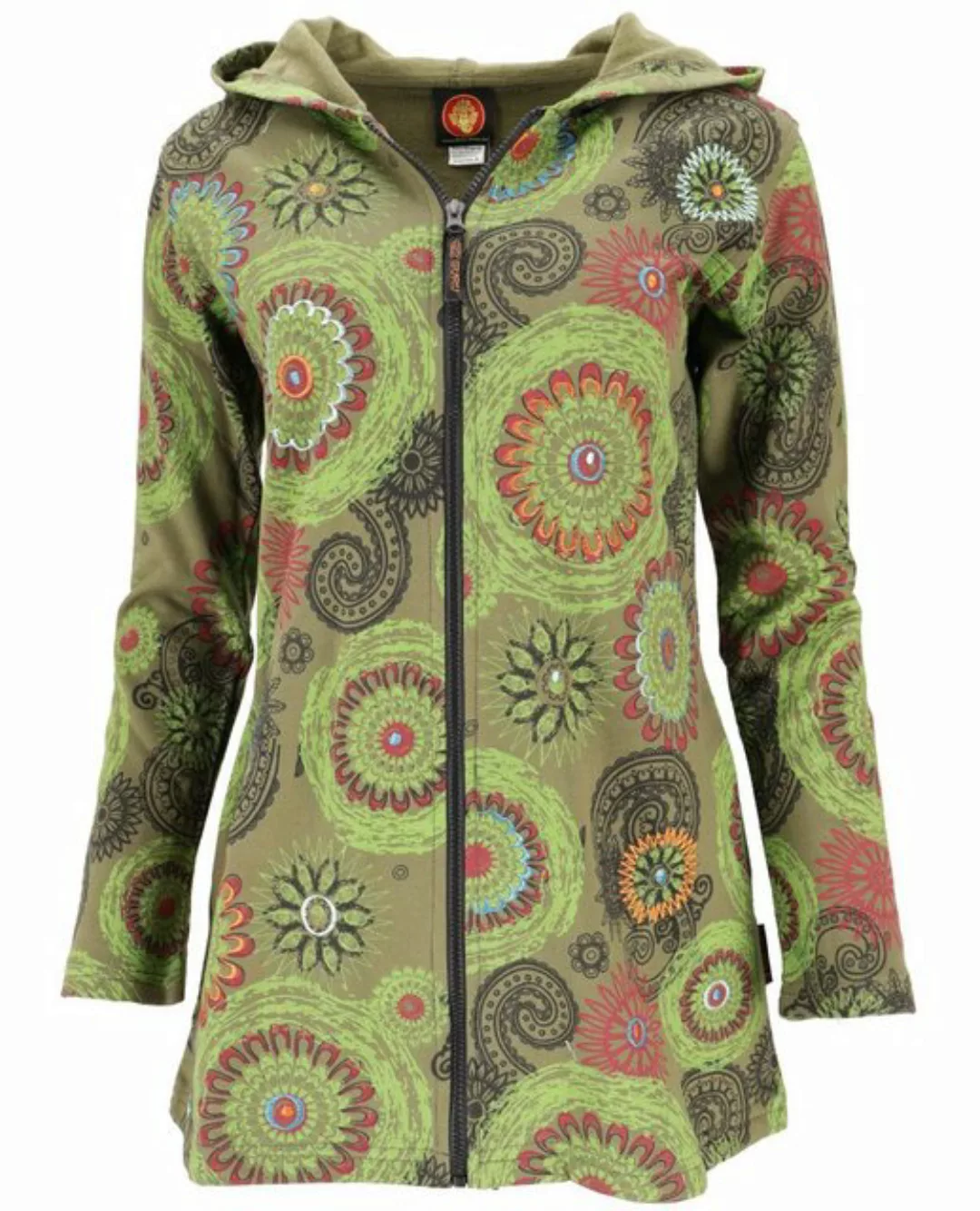 Guru-Shop Langjacke Lange Boho Hippie chic Jacke, bestickte Jacke -.. alter günstig online kaufen