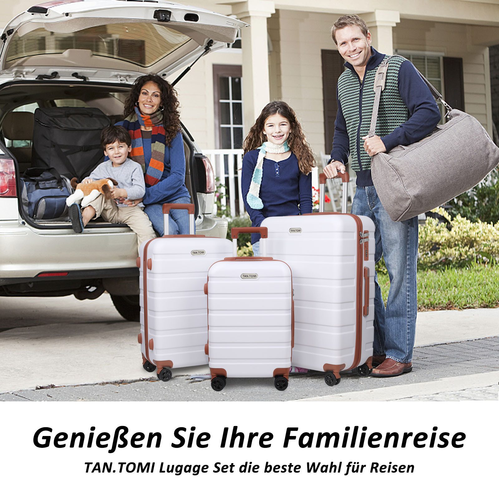 TAN.TOMI Handgepäckkoffer Koffer Hartschale Leicht Reisekoffer günstig online kaufen