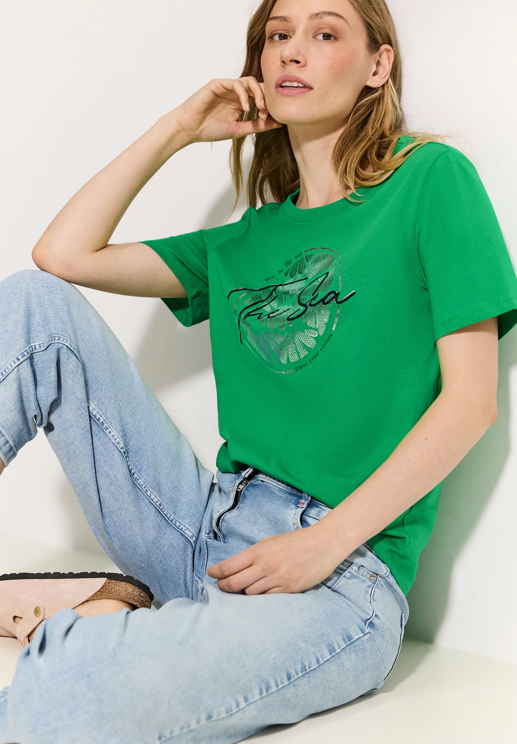 Cecil T-Shirt, mit Frontprint günstig online kaufen
