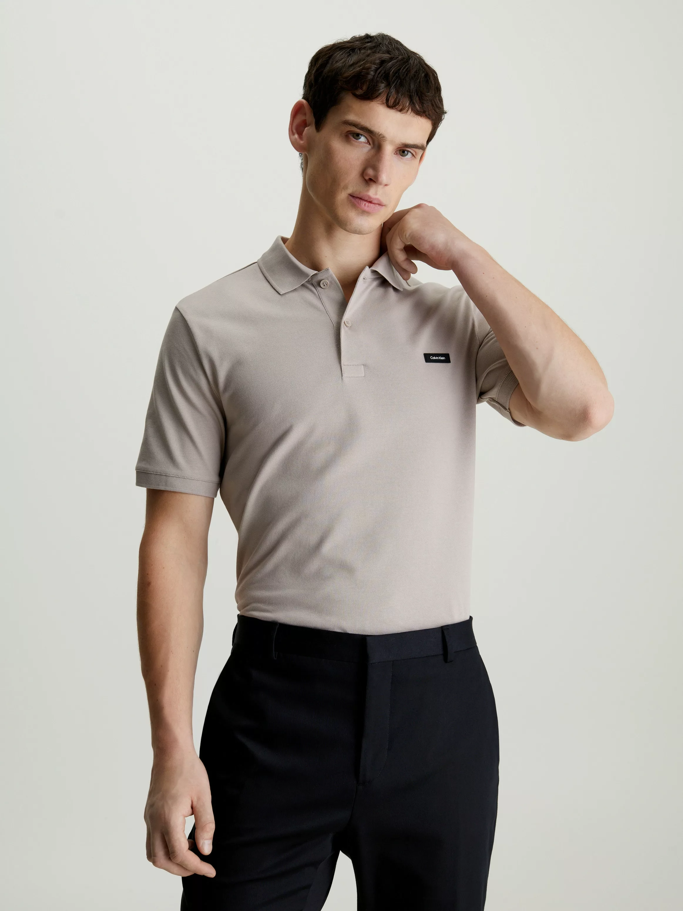Calvin Klein Poloshirt mit Calvin Klein Logo auf der Brust günstig online kaufen