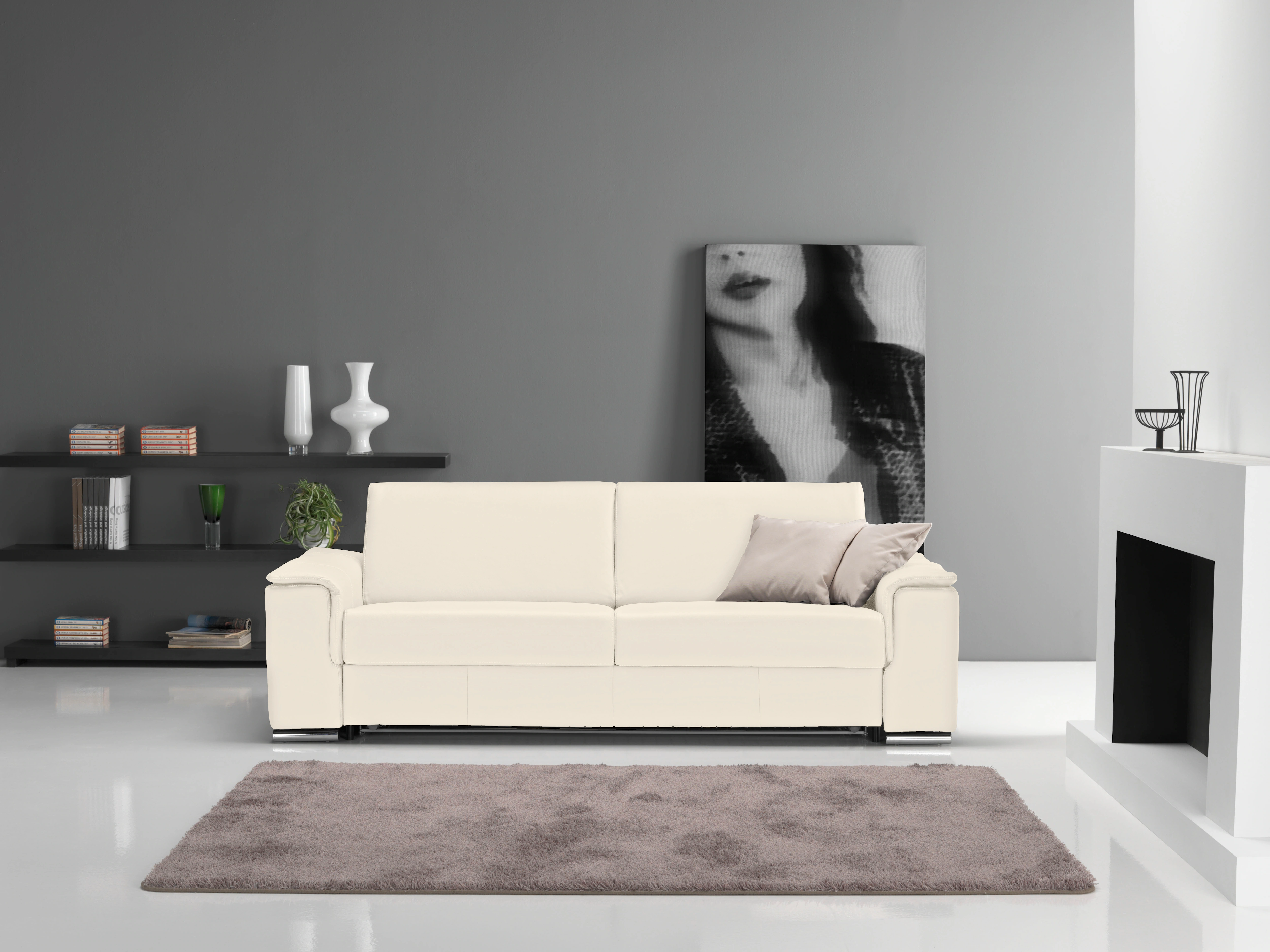 Egoitaliano Schlafsofa "Cecilia, modern & elegant, erstklassiger Sitzkomfor günstig online kaufen