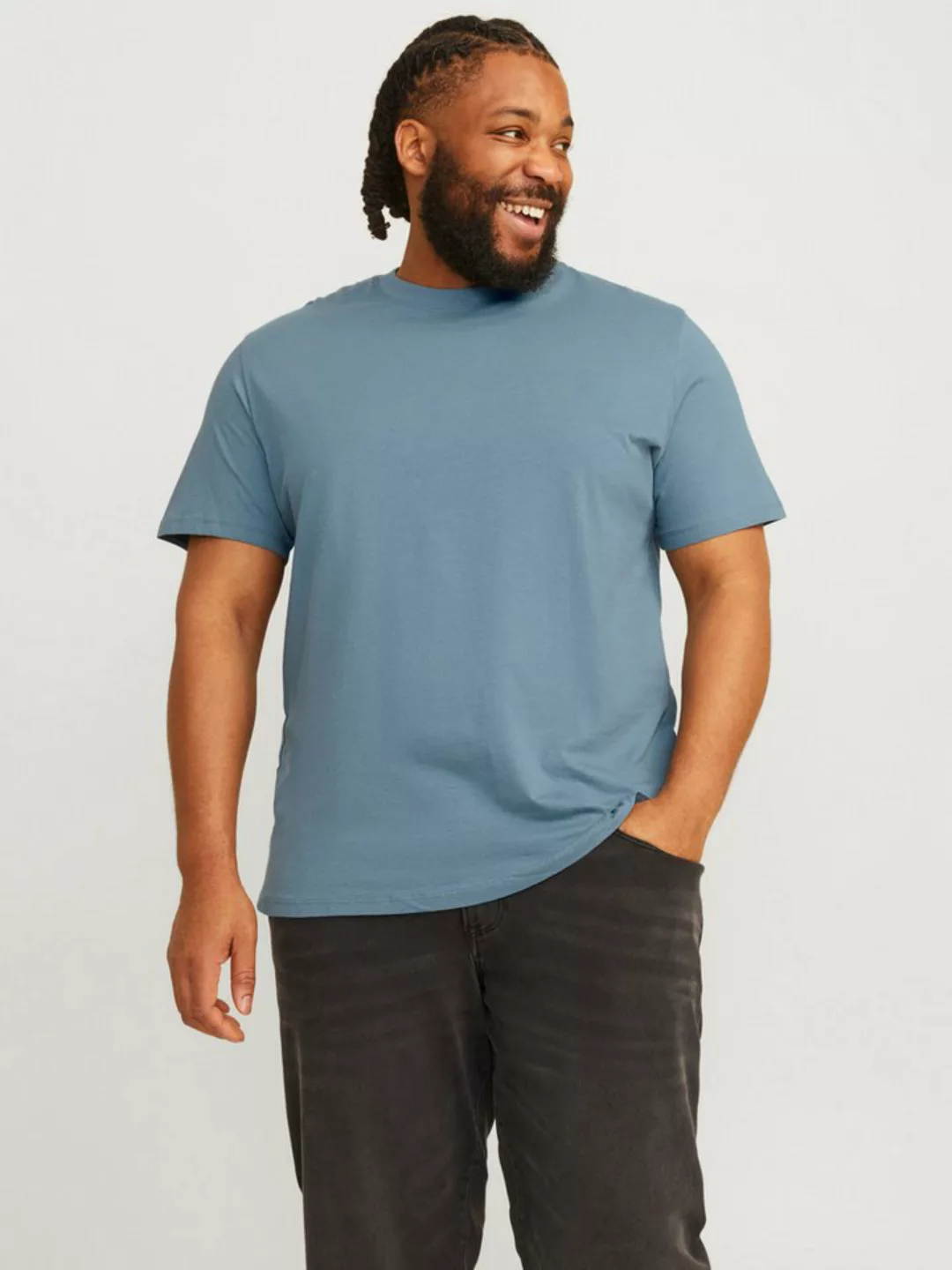 Jack & Jones PlusSize T-Shirt JJEBRADLEY TEE SS NOOS PLS mit Rundhalsaussch günstig online kaufen