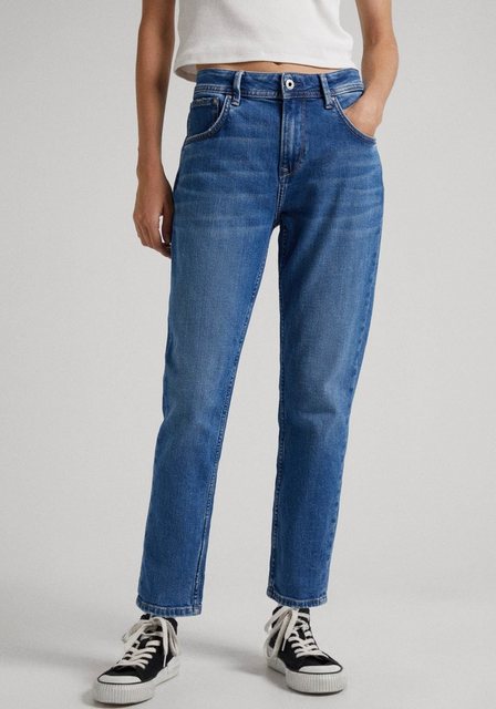 Pepe Jeans Damen Jeans VIOLET - Relaxed Fit Tapered Leg - Blau - Sky Blue W günstig online kaufen