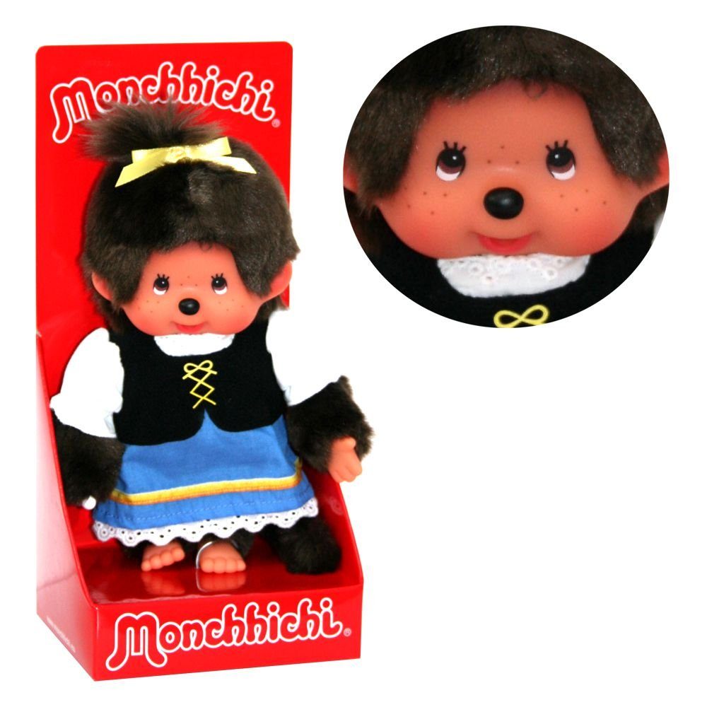 Monchhichi Plüschfigur Bayrisches Mädchen 20 cm günstig online kaufen