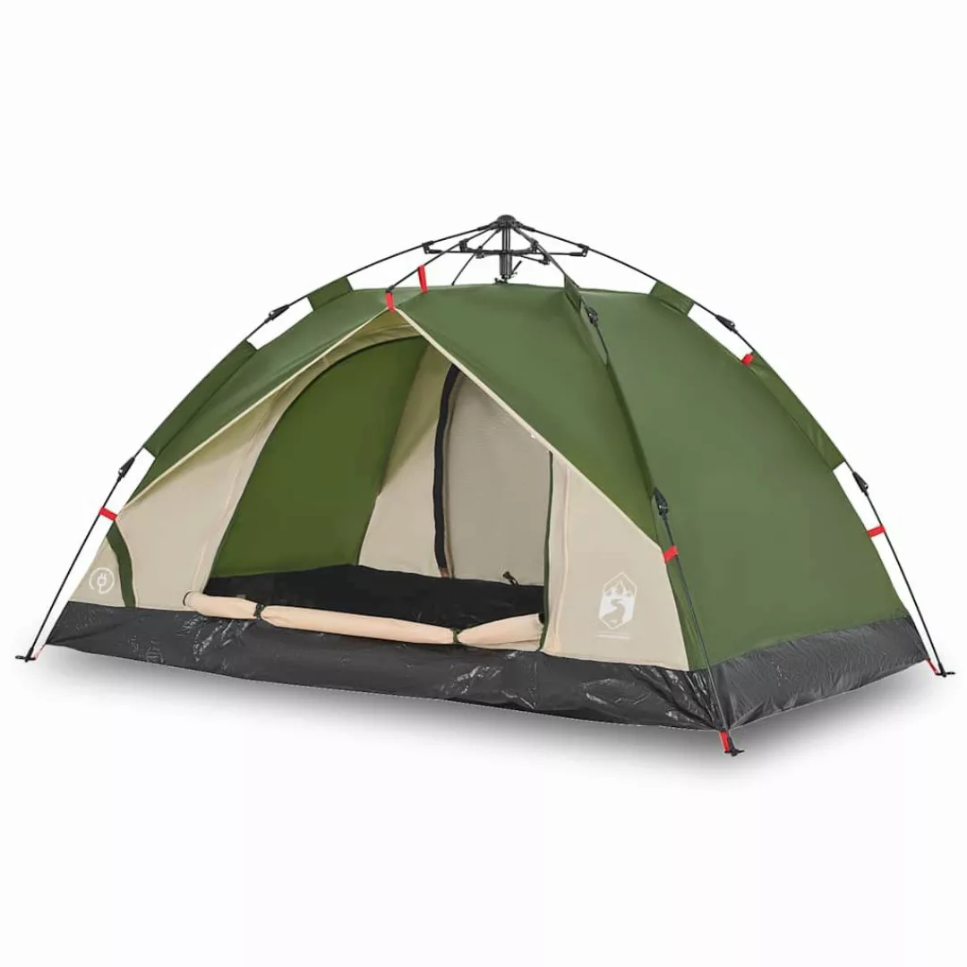 vidaXL Kuppelzelt Kuppel-Campingzelt 2 Personen Grün günstig online kaufen