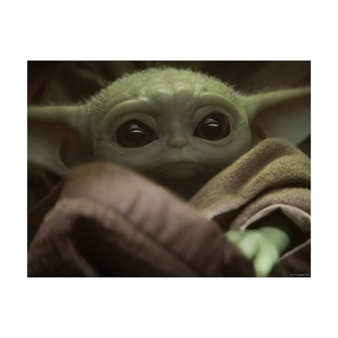 Komar Wandbild Mandalorian The Child Cute Face Disney B/L: ca. 50x40 cm günstig online kaufen