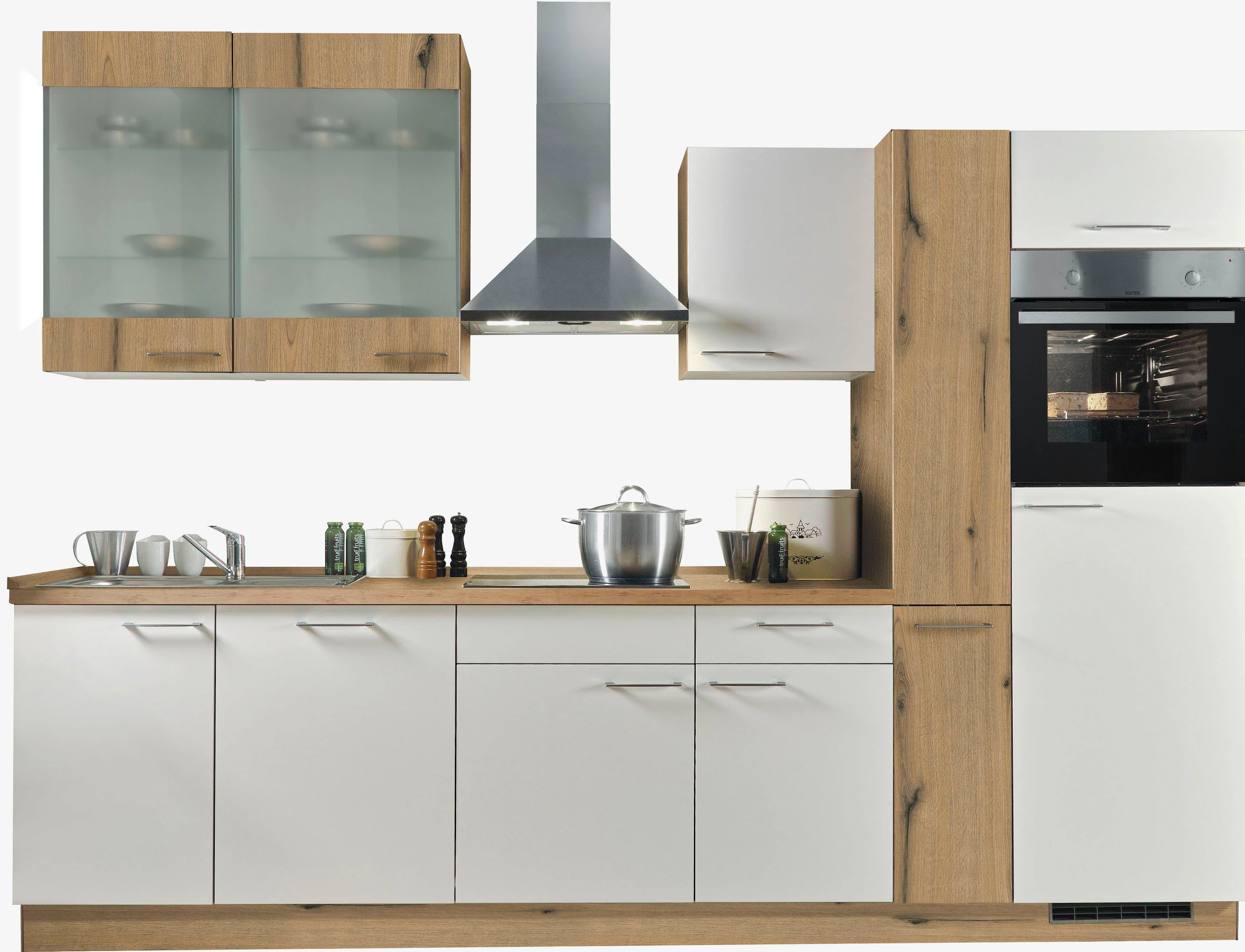 Kochstation Küchenzeile "Trea, wahlweise mit E-Geräten, höhenverstellbare F günstig online kaufen