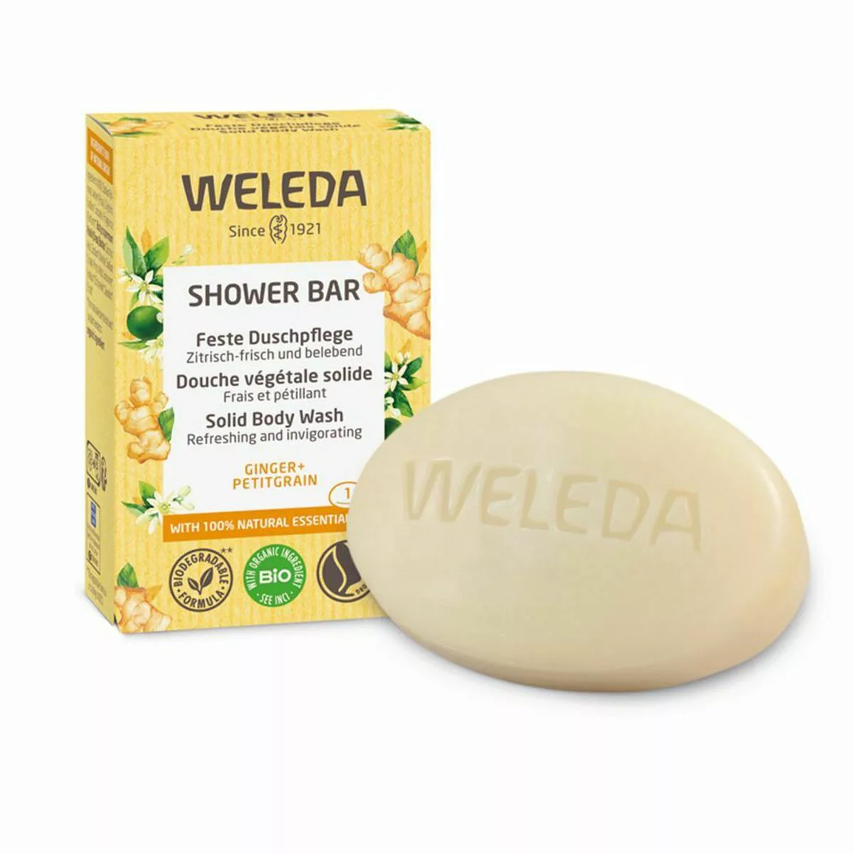 Stück Seife Weleda Shower Bar Energiespendend 75 G günstig online kaufen