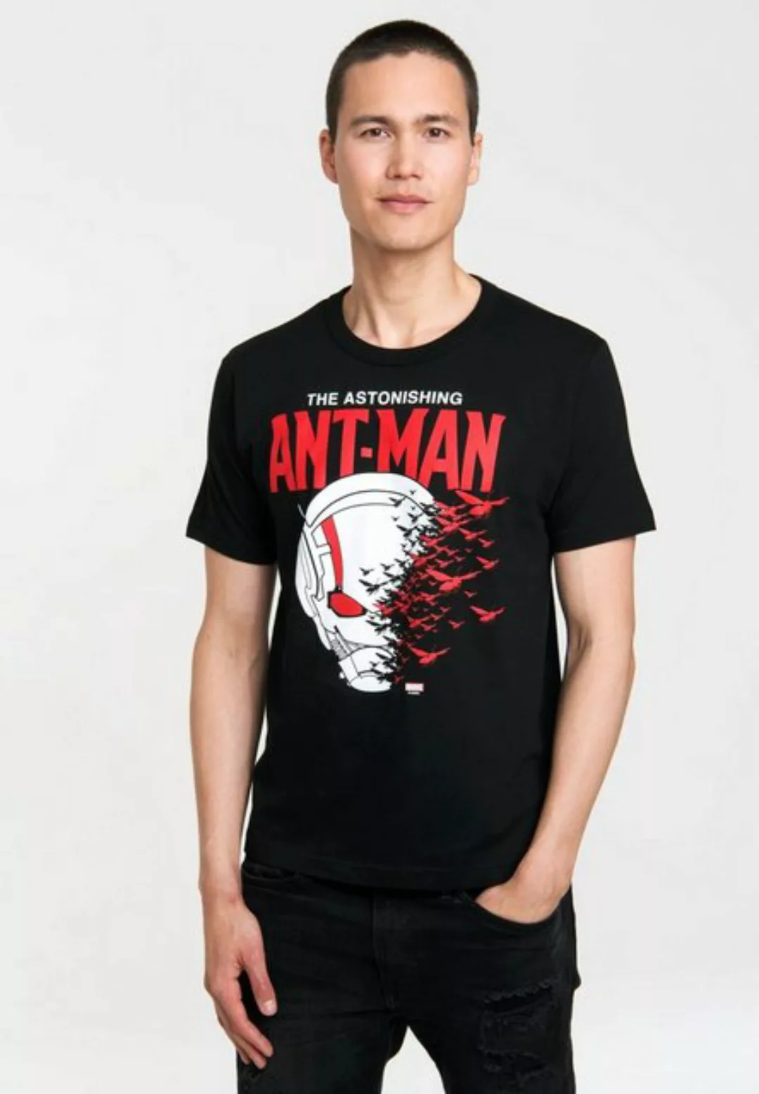 LOGOSHIRT T-Shirt Ant-Man - Marvel Comics mit großem Print günstig online kaufen