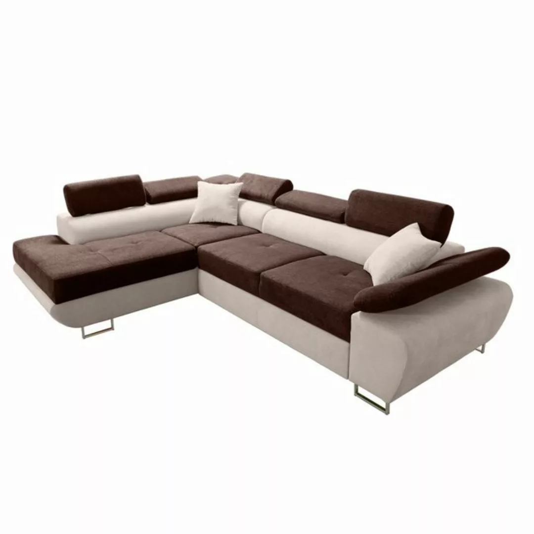 robin Ecksofa Premium Wenus Sofa Schlaffunktion Bettkasten Verstellbare Kop günstig online kaufen