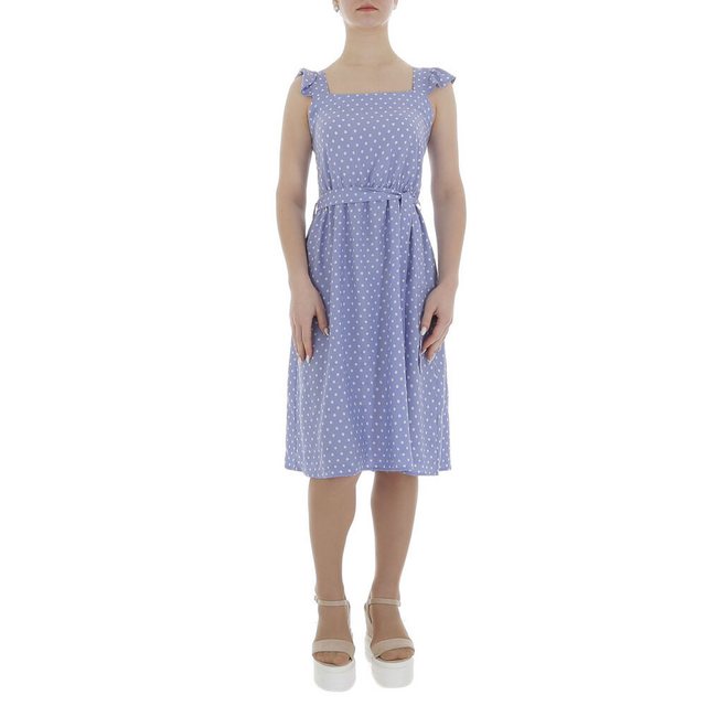 Ital-Design Sommerkleid Damen Freizeit (85941348) Rüschen Gepunktet Sommerk günstig online kaufen