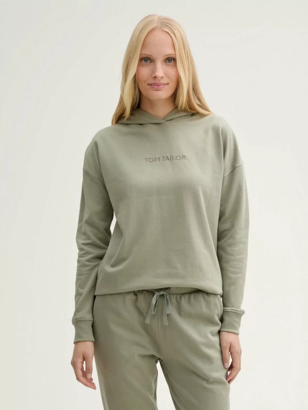 TOM TAILOR Pyjamaoberteil Loungewear Sweatshirt günstig online kaufen