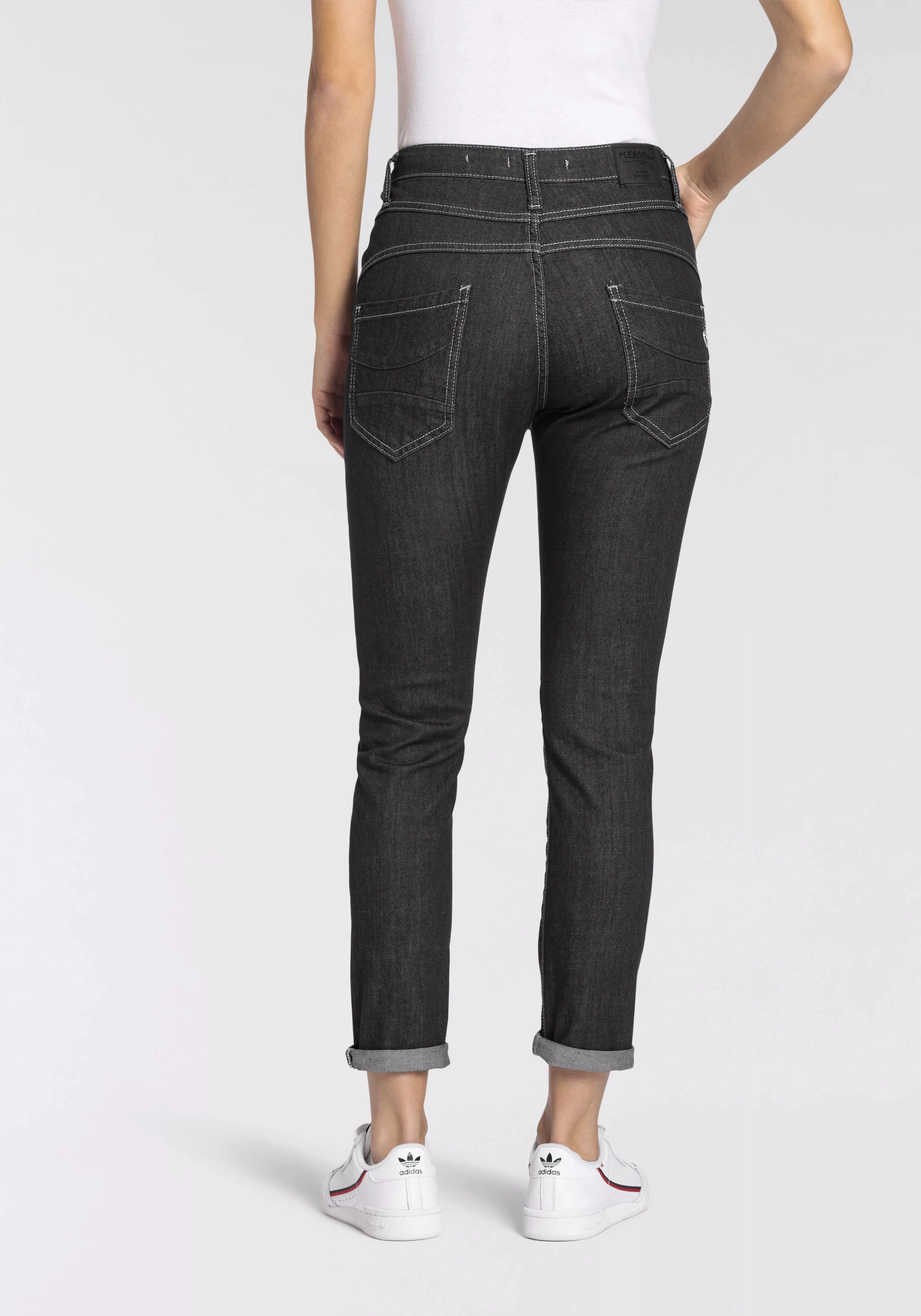 Please Jeans 5-Pocket-Jeans, Sichtbare Knopfleiste günstig online kaufen