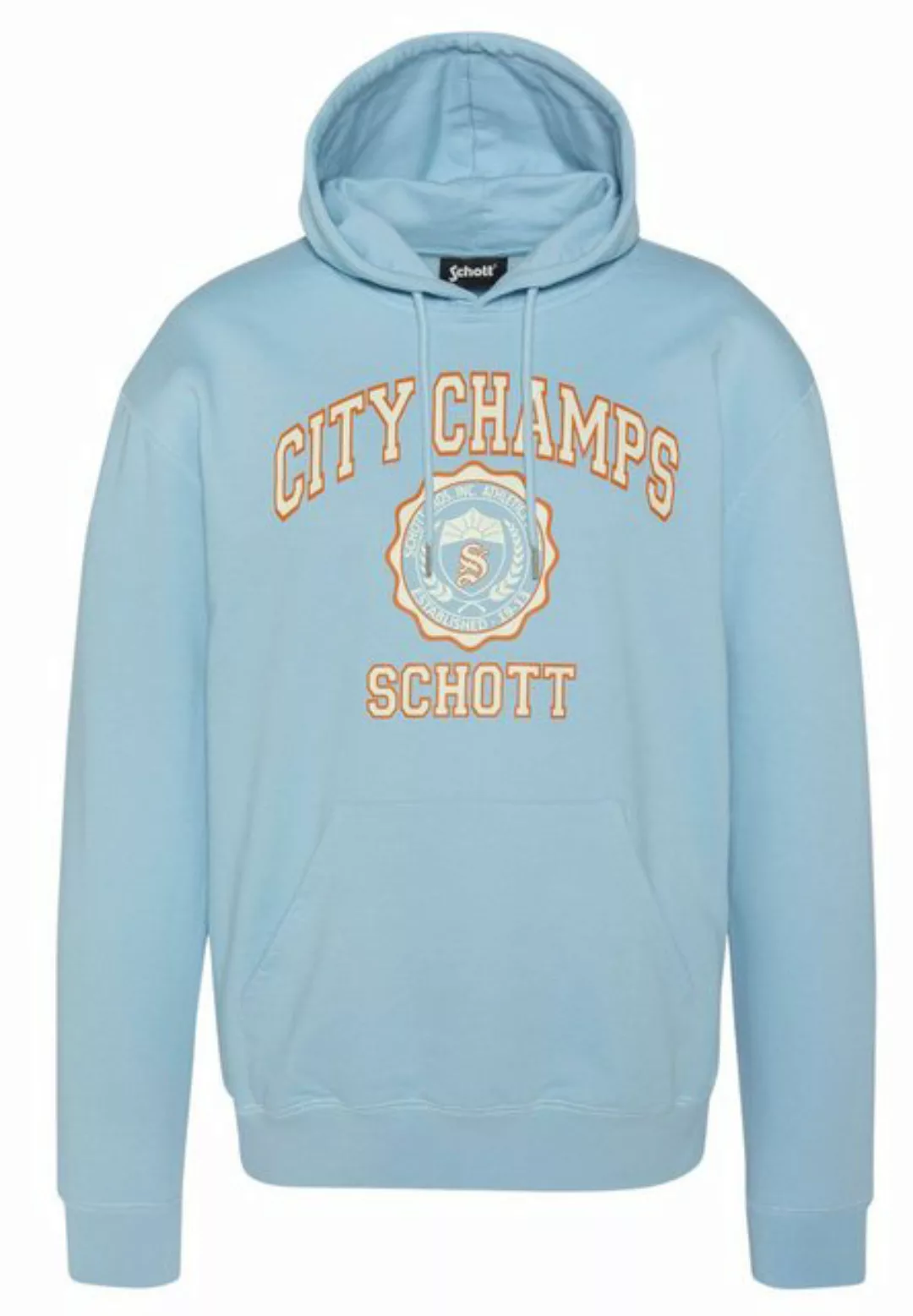 Schott NYC Hoodie Kapuzenpullover Sweatshirt SWIVAN2 mit Kapuze, (1-tlg) günstig online kaufen