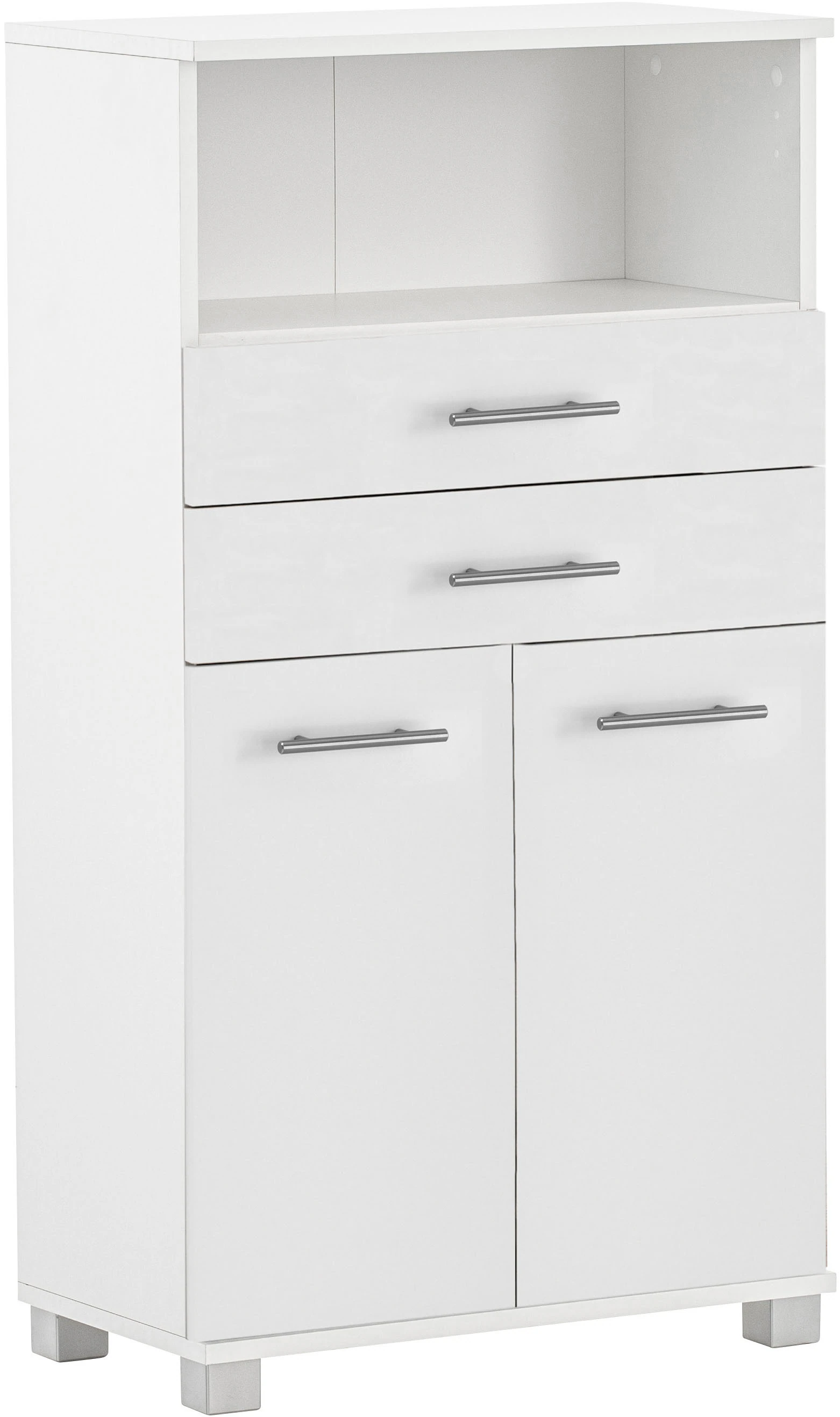 welltime Midischrank "Emmi, Breite 59 cm", 2 Türen, Metallbeschläge günstig online kaufen