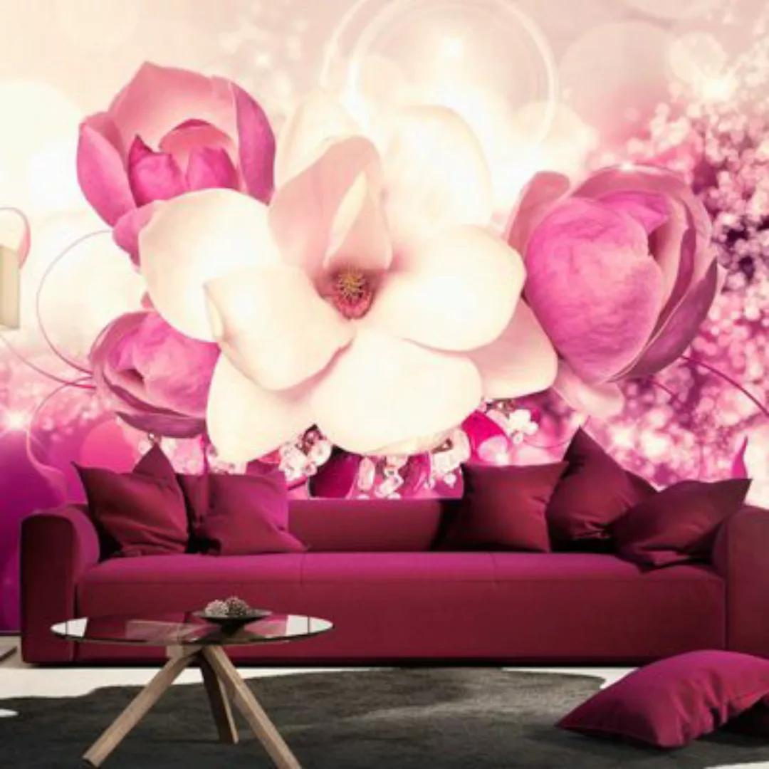artgeist Fototapete Amaranthine Admiration creme/rosa Gr. 150 x 105 günstig online kaufen