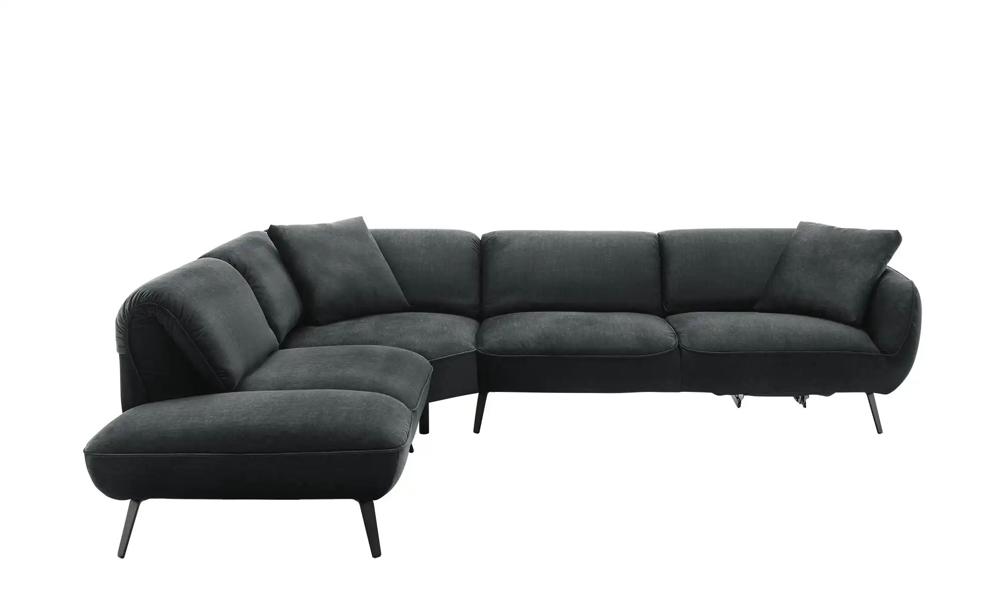 pop Ecksofa  Ventus ¦ schwarz ¦ Maße (cm): B: 304 T: 246.0 Polstermöbel > S günstig online kaufen