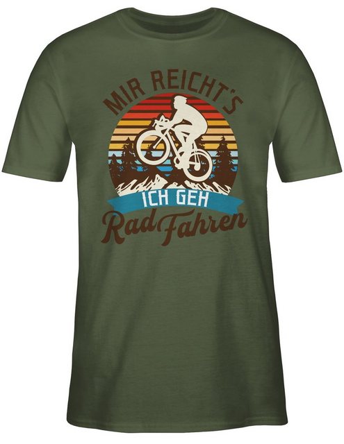 Shirtracer T-Shirt Mir reicht's ich geh Rad fahren - Mountainbike Geschenk günstig online kaufen