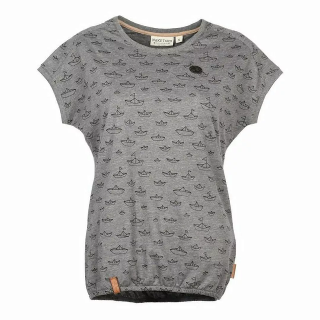 naketano T-Shirt Damen Darkgrey mit Bötchen günstig online kaufen