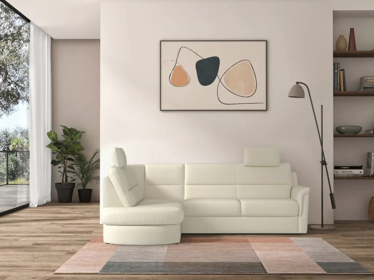 sit&more Ecksofa "Panini L-Form", wahlweise mit Bettfunktion und Bettkasten günstig online kaufen