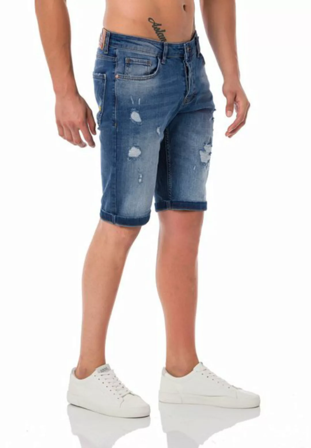 RedBridge Jeansshorts Red Bridge Herren Jeans Shorts Kurze Hose Denim Diver günstig online kaufen