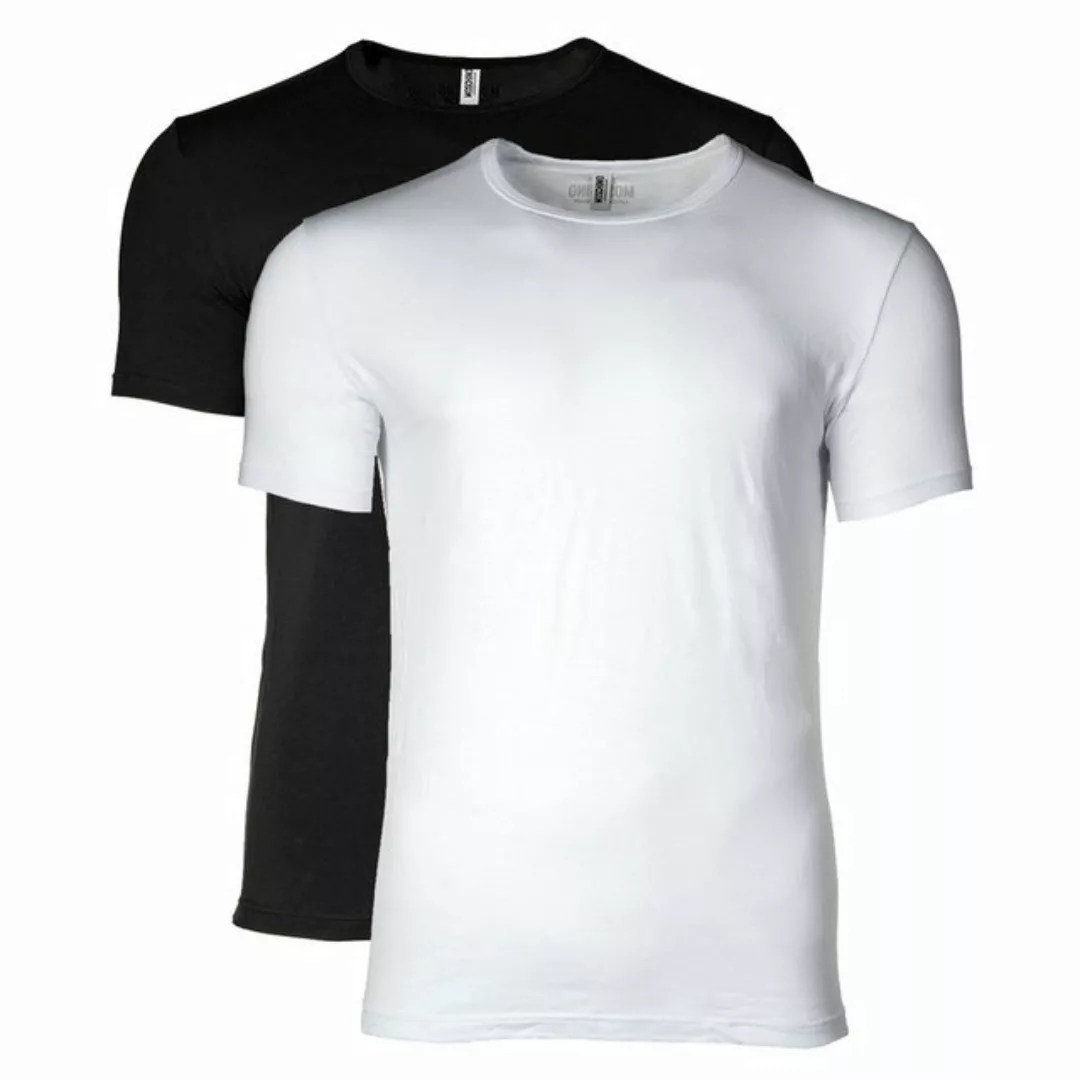 Moschino T-Shirt Herren T-Shirt 2er Pack - Crew Neck, Rundhals, (Packung, 2 günstig online kaufen