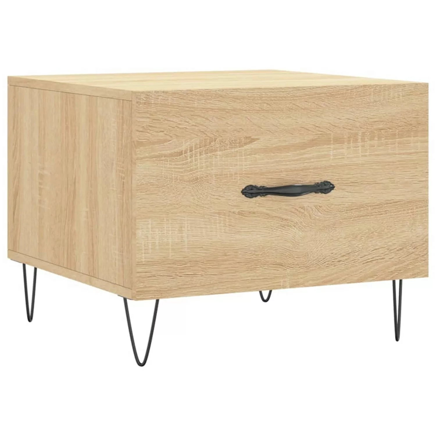 vidaXL Couchtisch Sonoma-Eiche 50x50x40 cm Holzwerkstoff Modell 3 günstig online kaufen