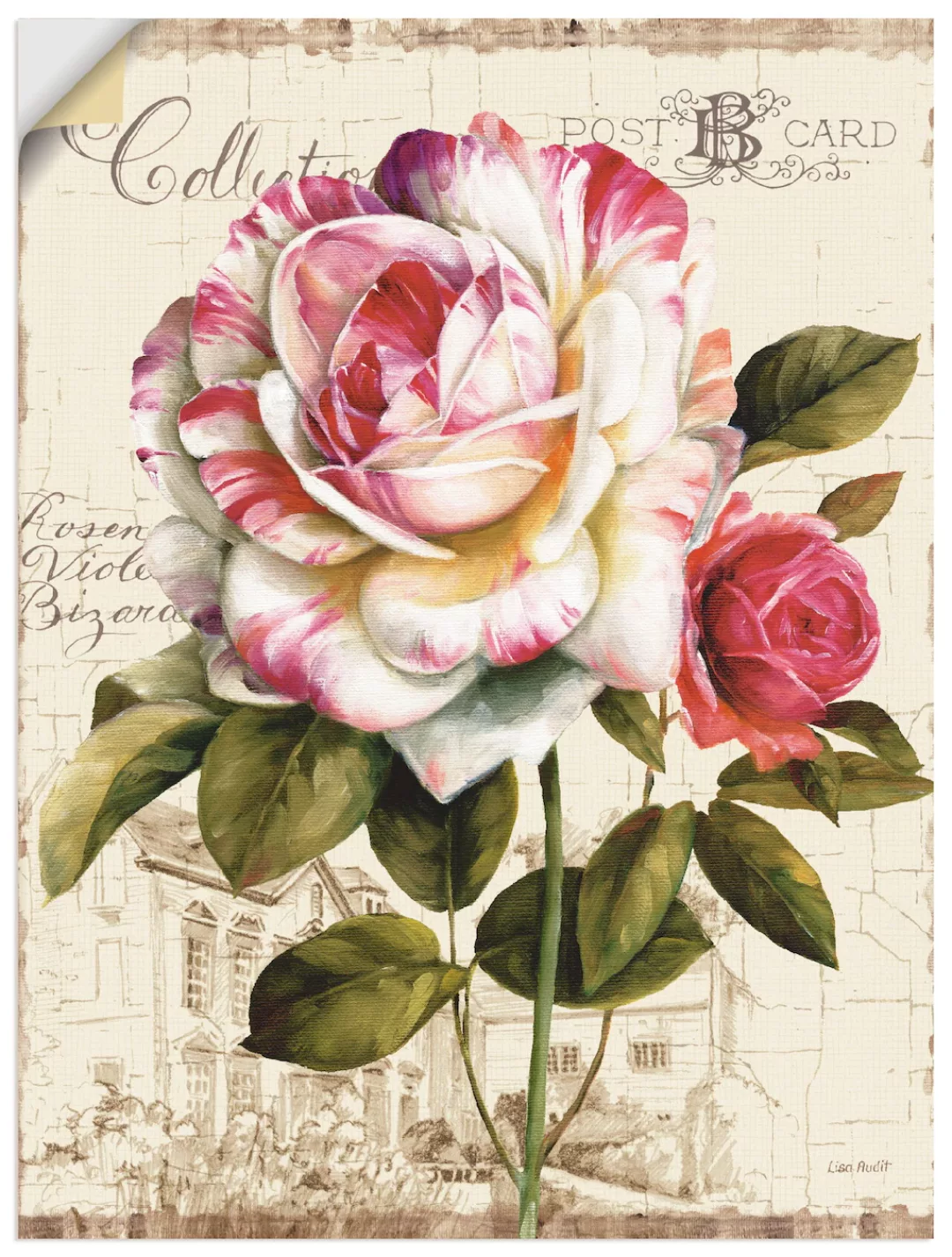 Artland Wandbild "Garten Blick III", Blumen, (1 St.) günstig online kaufen