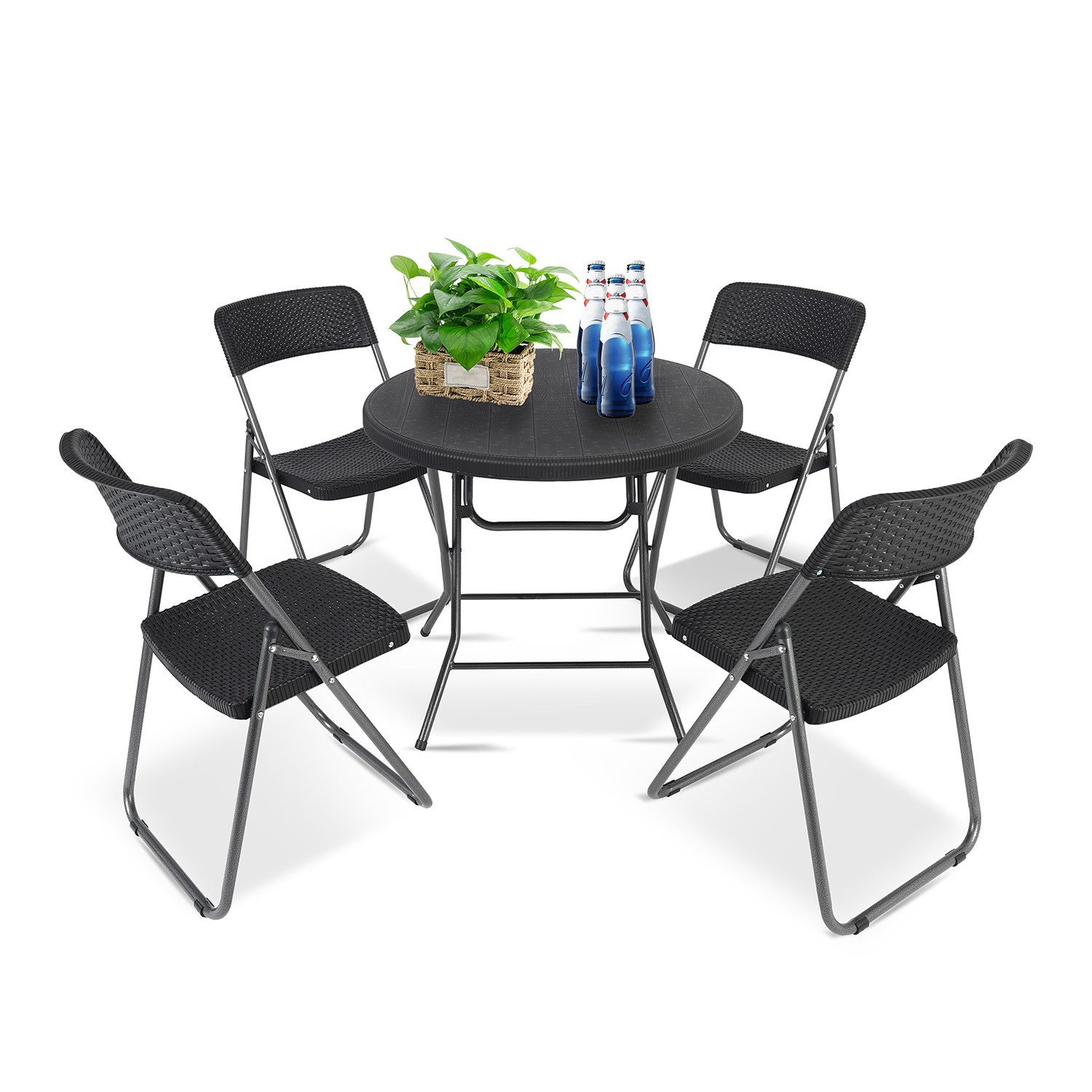 Sekey Garten-Essgruppe 5-teilig Essgruppe Gartenmöbel-Set für günstig online kaufen