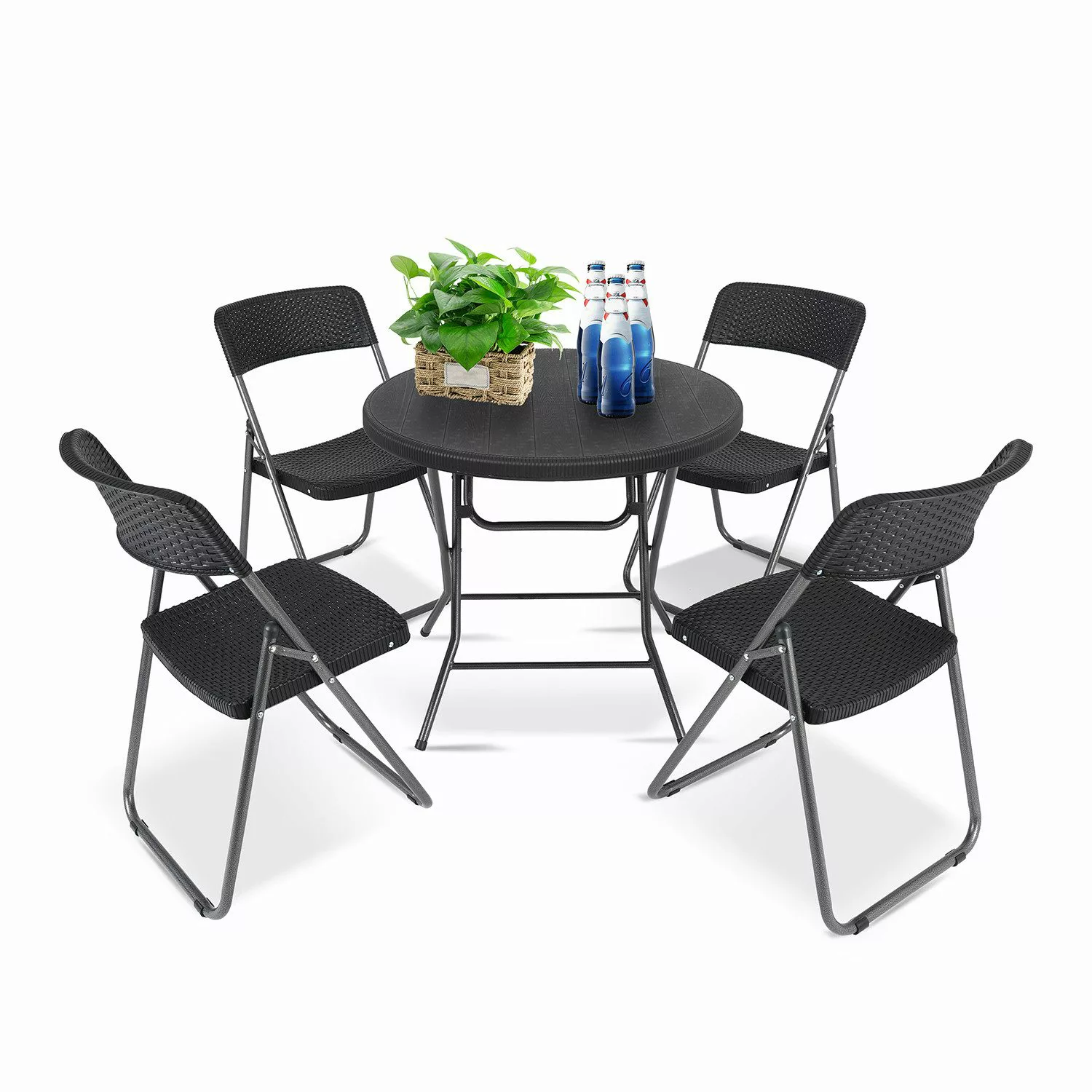 Sekey Garten-Essgruppe 5-teilig Essgruppe Gartenmöbel-Set für günstig online kaufen