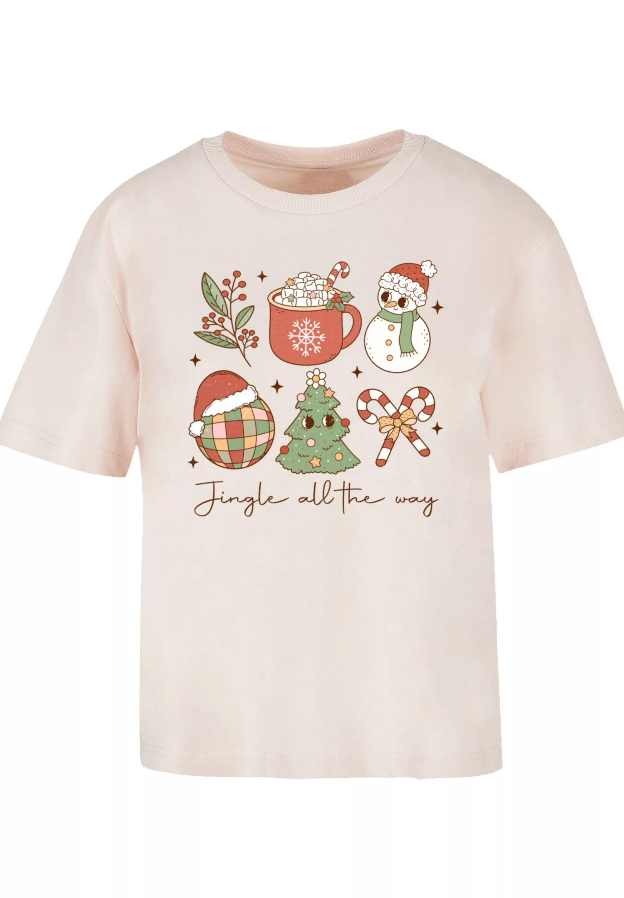 F4NT4STIC T-Shirt "Jingle All The Way Weihnachten Groove", Premium Qualität günstig online kaufen