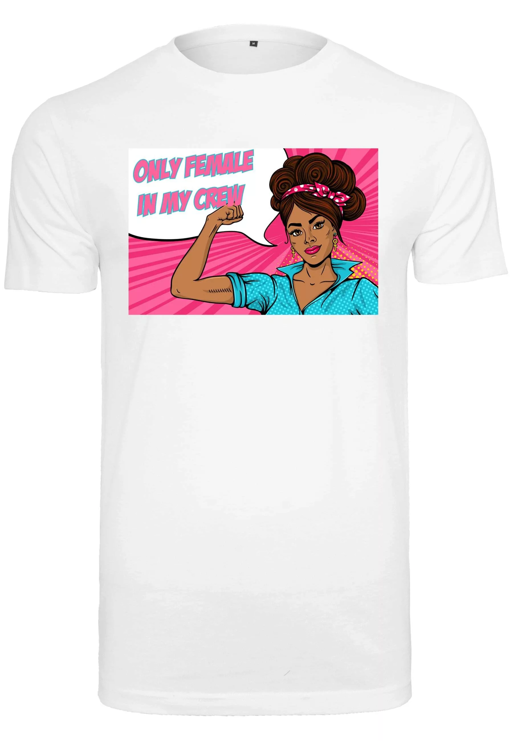 MisterTee Kurzarmshirt "MisterTee Damen Ladies Only Female Tee" günstig online kaufen