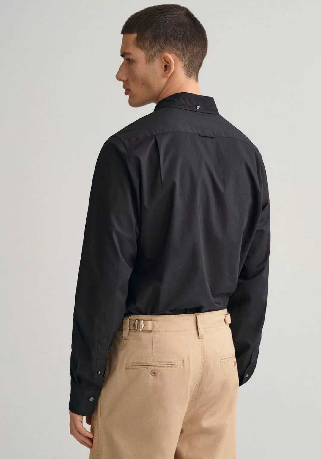 Gant Langarmhemd "Slim Fit Popeline Hemd leichte Baumwolle strapazierfähig günstig online kaufen